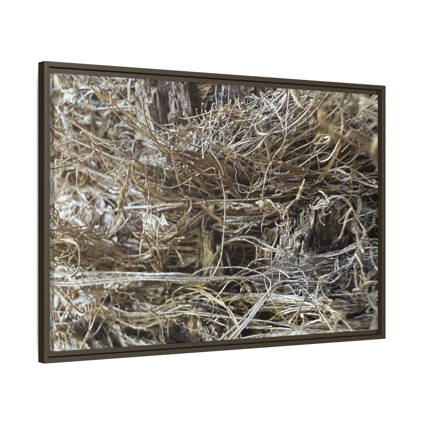 Tangled Whispers of Autumn - Unique Stretched Canvas Wall Art