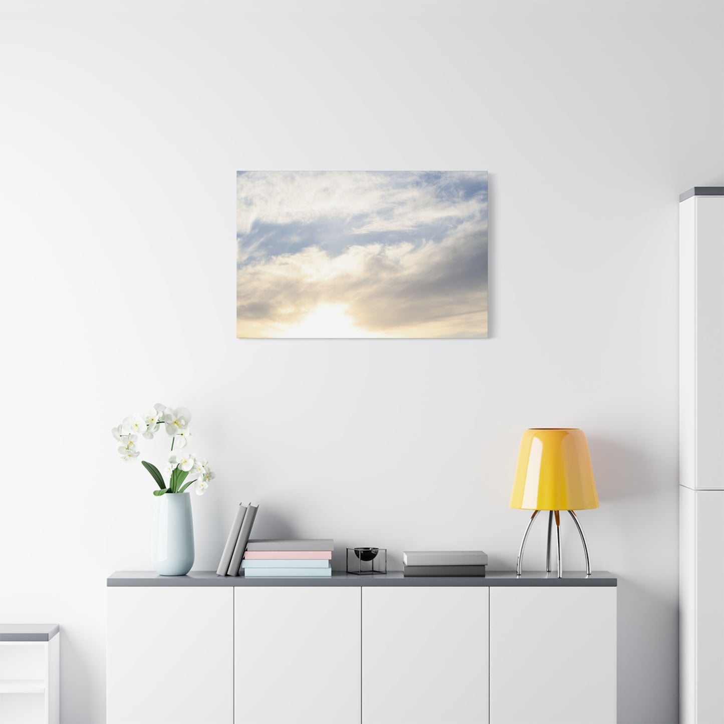 Whispers of Ethereal Light - Unique Frameless Canvas Wall Art