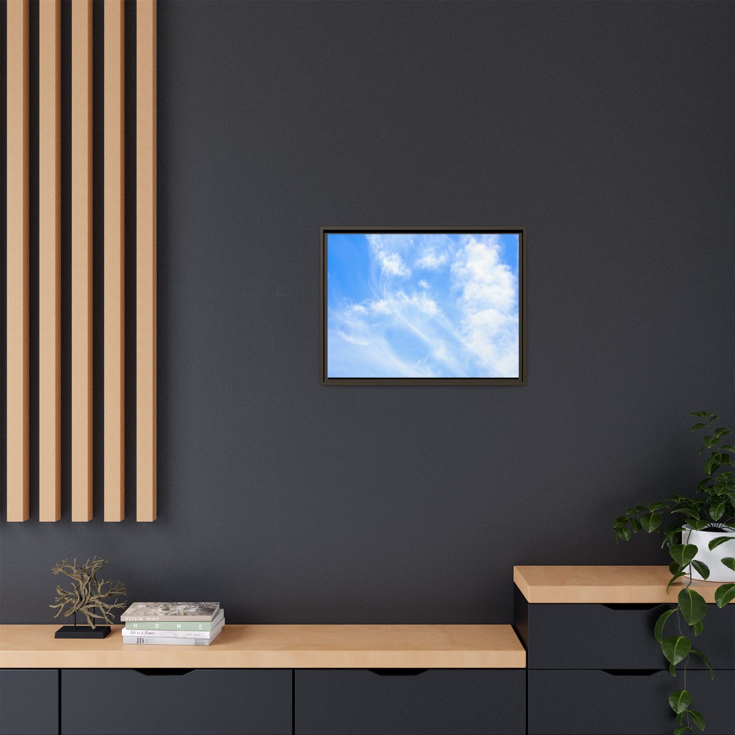 Azure Dreaming - Unique Stretched Canvas Wall Art