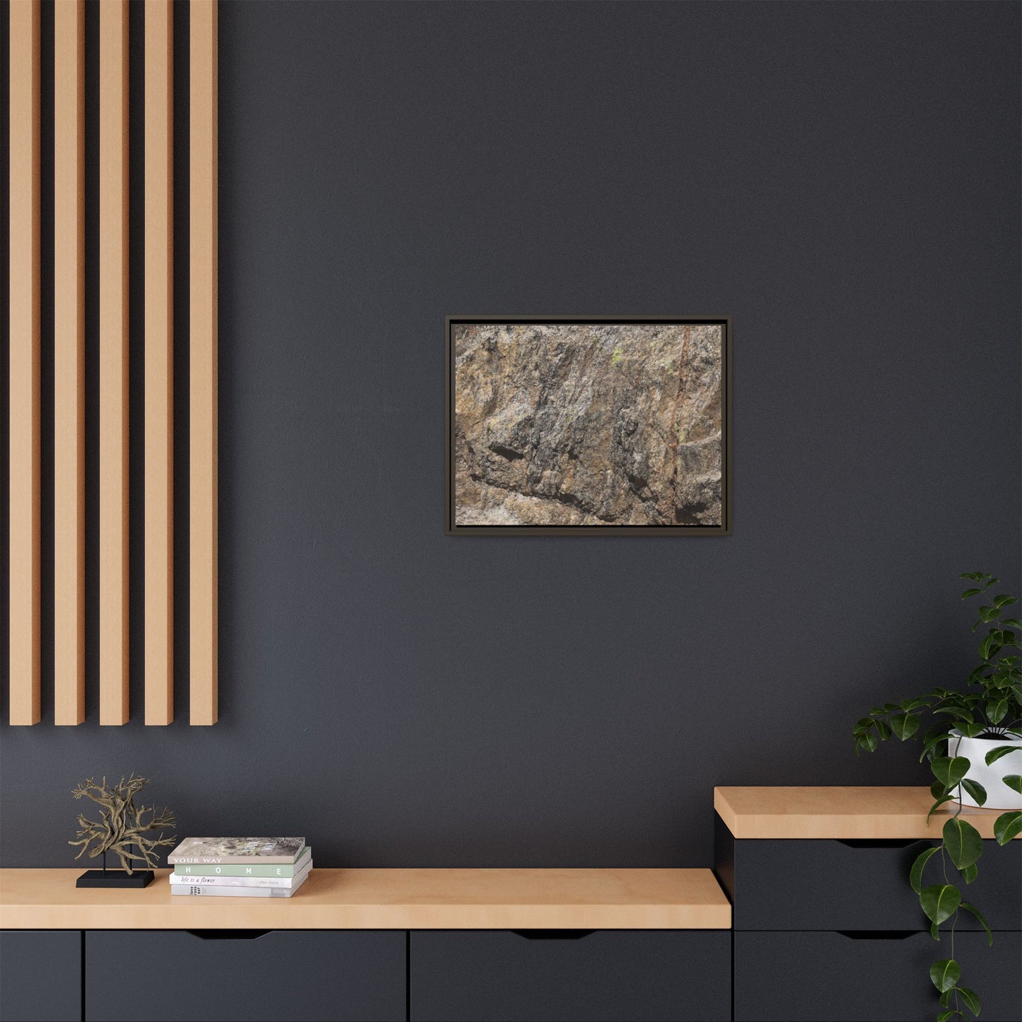 Weathered Time - Unique Stretched Canvas Wall Art