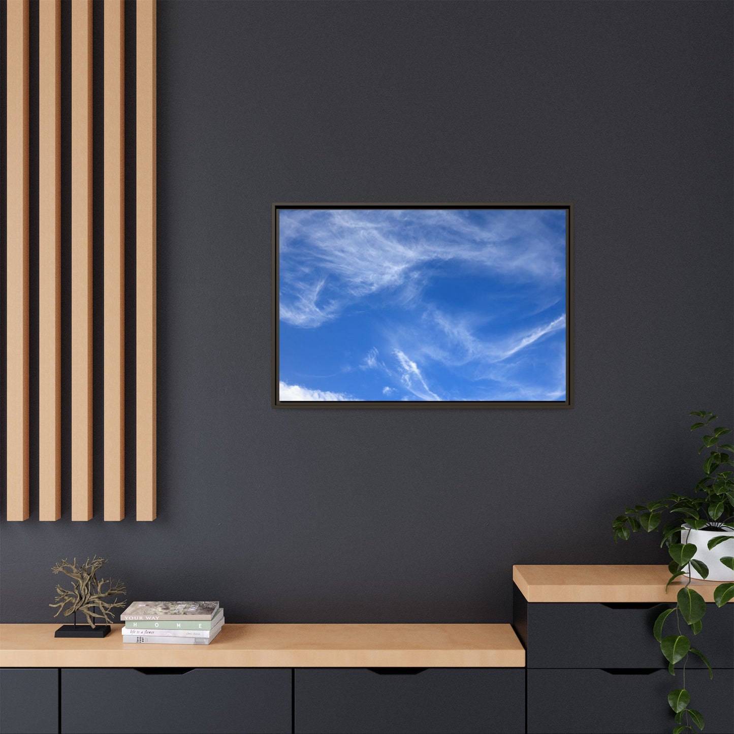 Cloudscape Reverie - Unique Stretched Canvas Wall Art