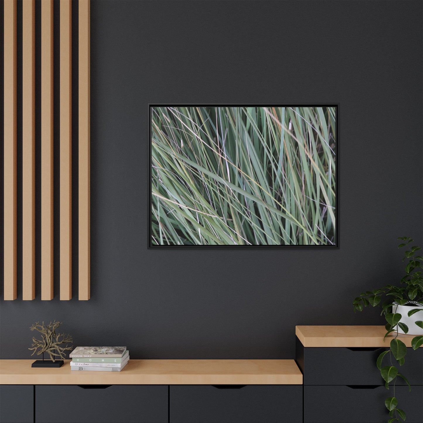 Grassland Symphony - Unique Stretched Canvas Wall Art