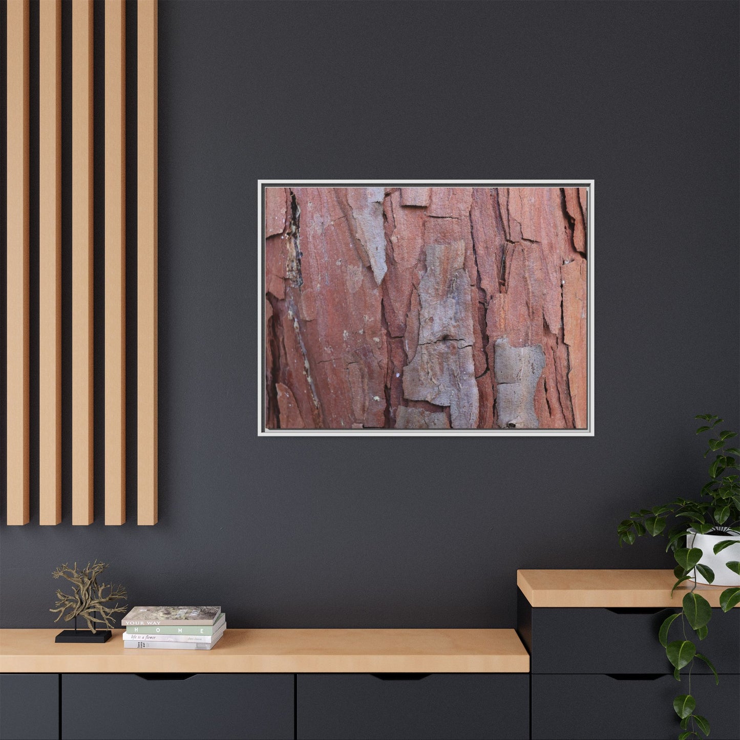 Peeling Bark - Unique Stretched Canvas Wall Art