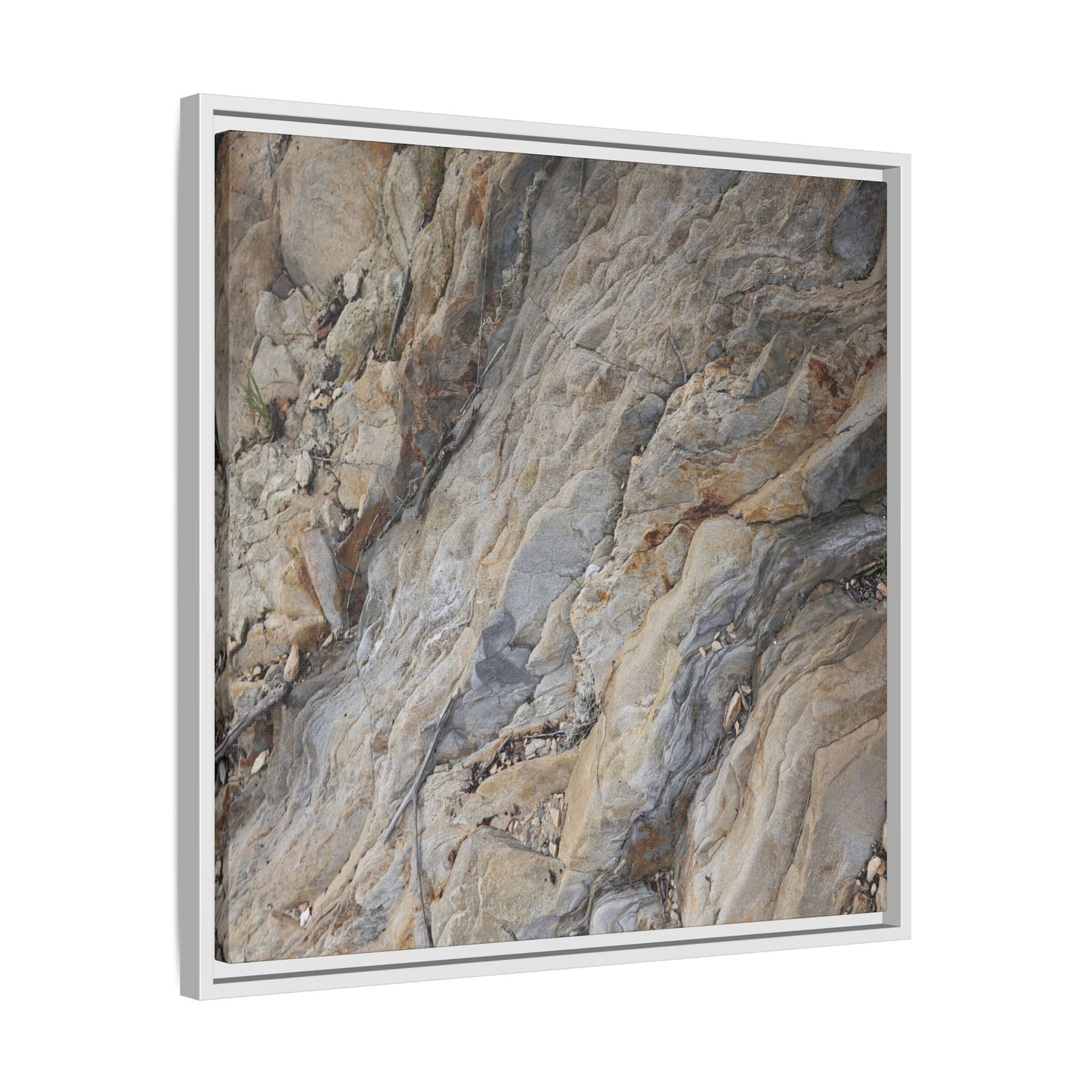 Layers of Earth's History - Unique Stretched Canvas Wall Art