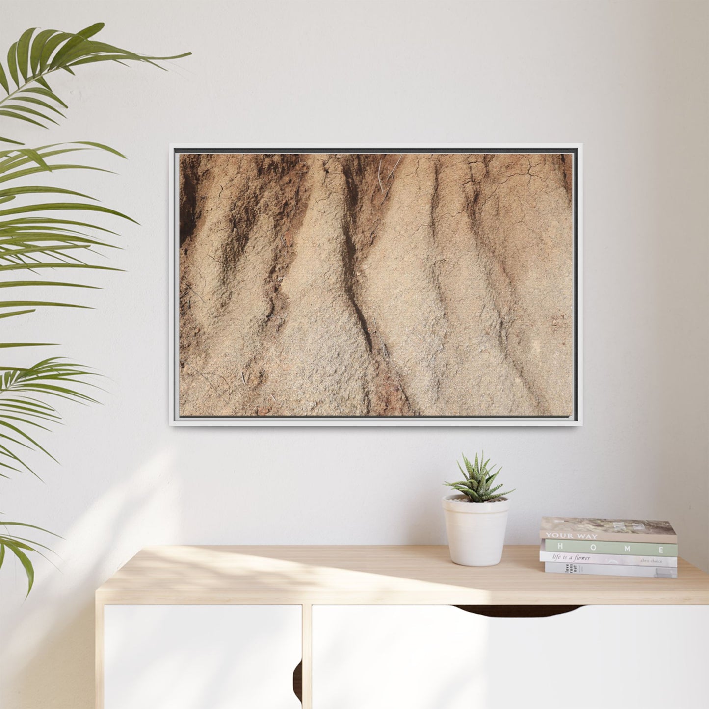 Eroded Canyon Walls - Unique Stretched Canvas Wall Art