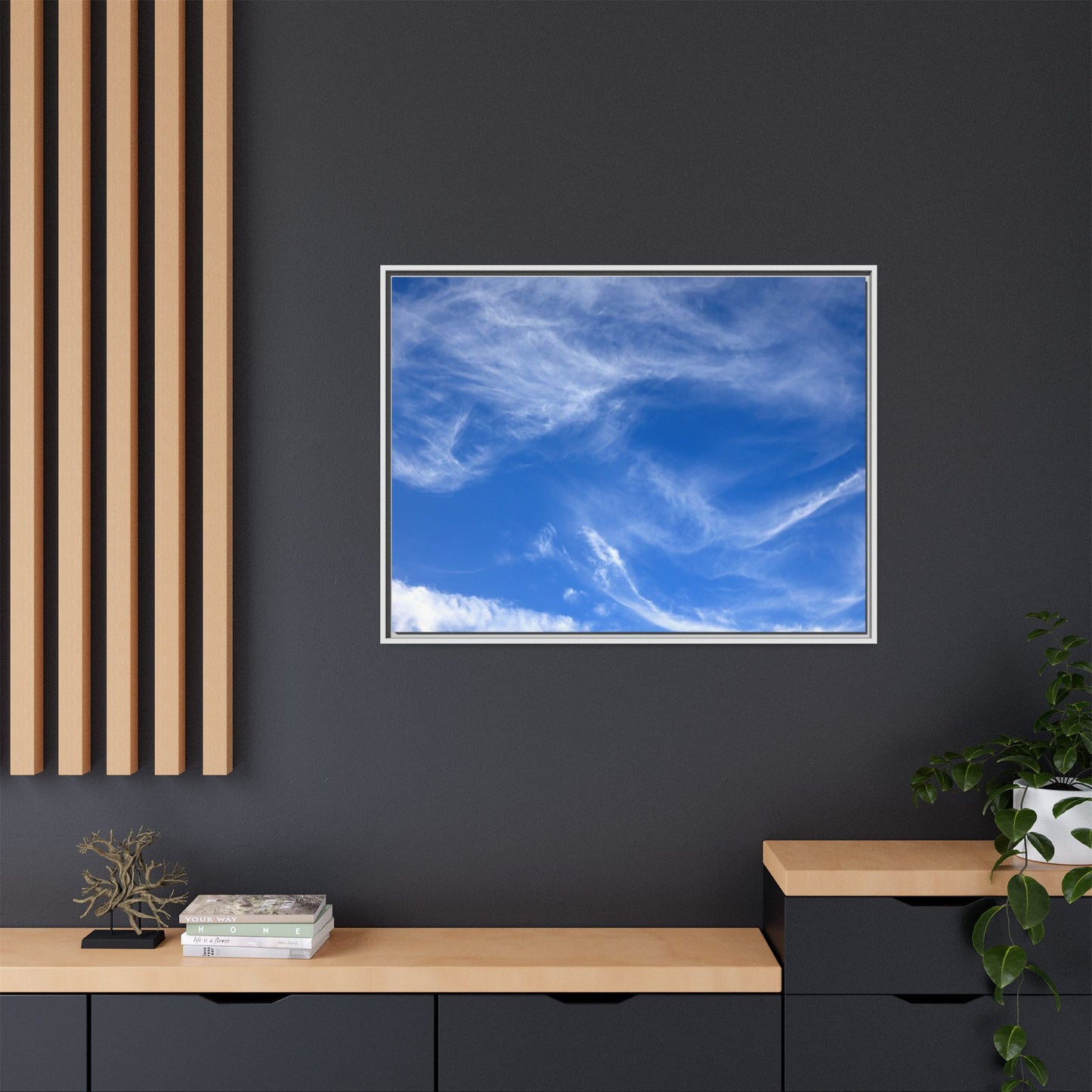 Cloudscape Reverie - Unique Stretched Canvas Wall Art