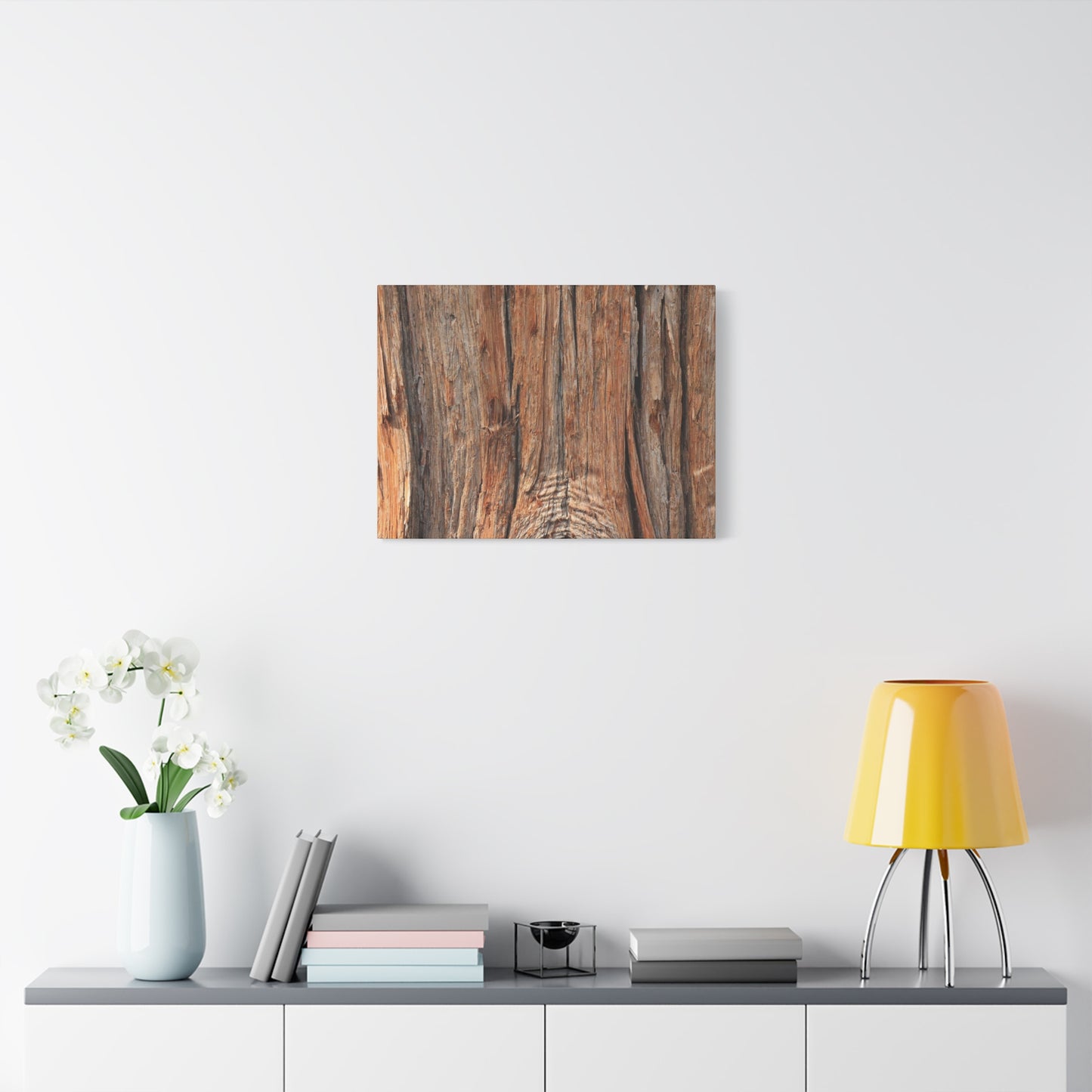Bark's Ancient Whispers - Unique Frameless Canvas Wall Art