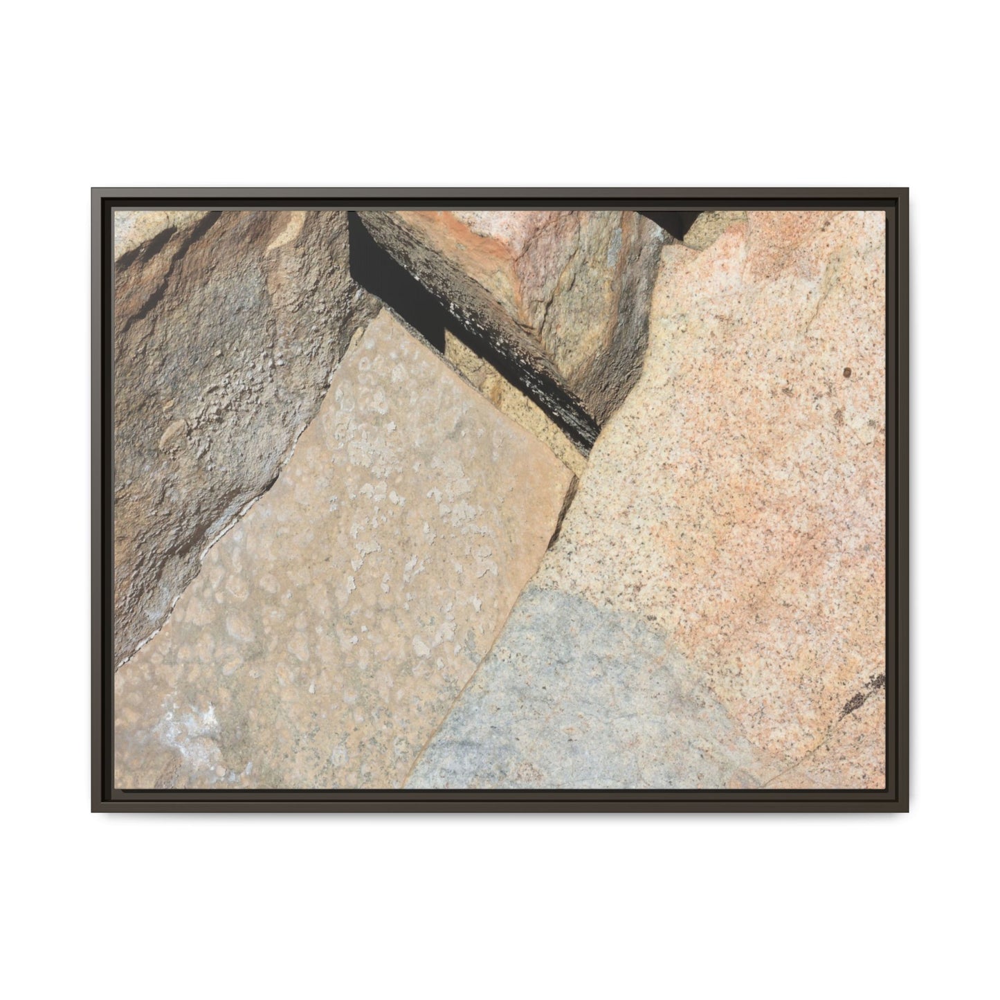 Rock Fragment - Unique Stretched Canvas Wall Art