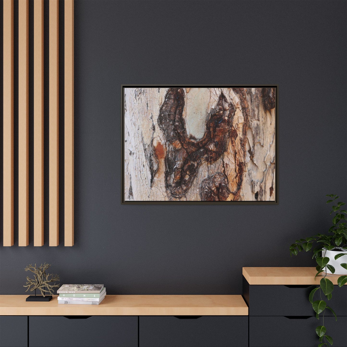 Texture of Time - Unique Stretched Canvas Wall Art