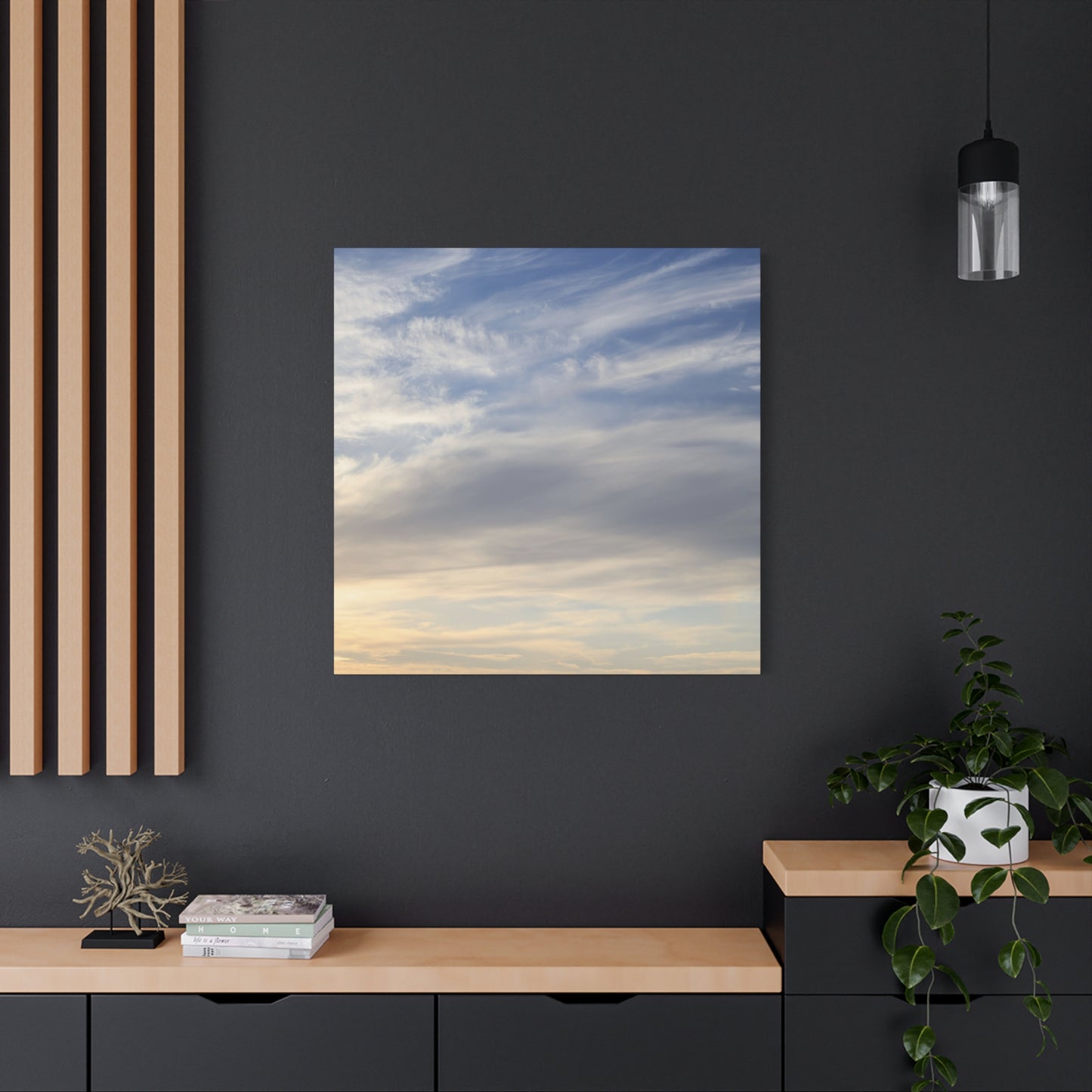 Luminous Horizon - Unique Frameless Canvas Wall Art