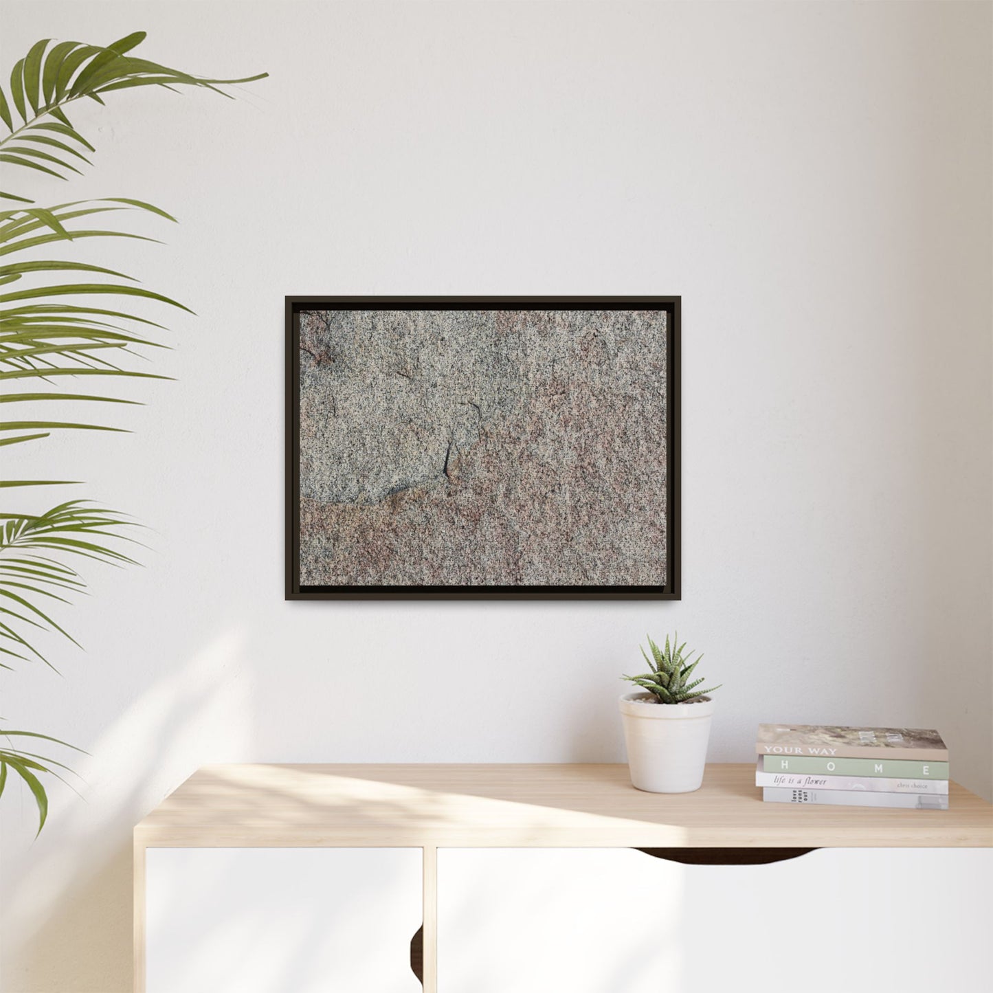 Fissured Stone - Unique Stretched Canvas Wall Art