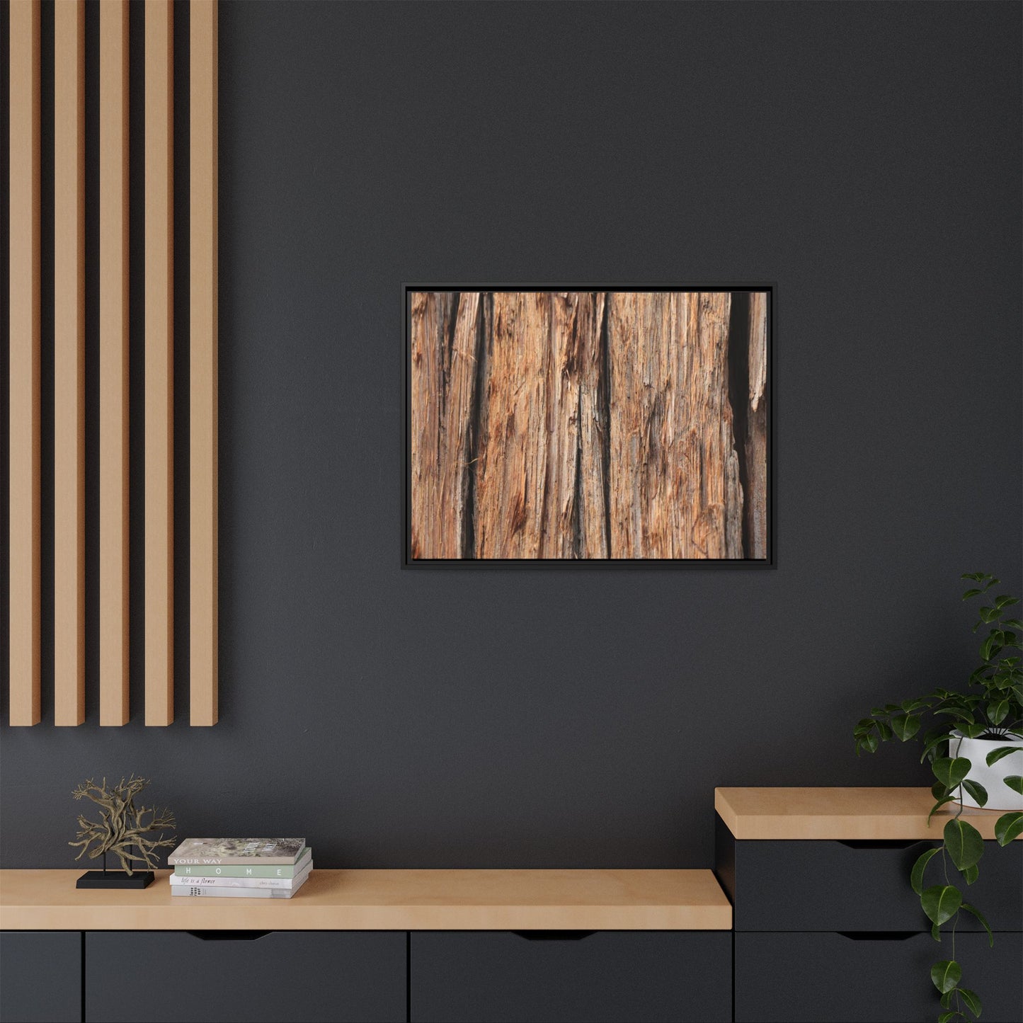 Timber Echoes - Unique Stretched Canvas Wall Art