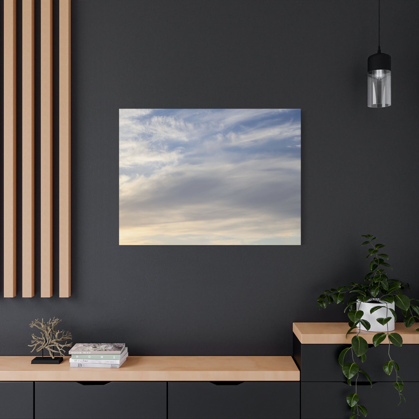 Luminous Horizon - Unique Frameless Canvas Wall Art