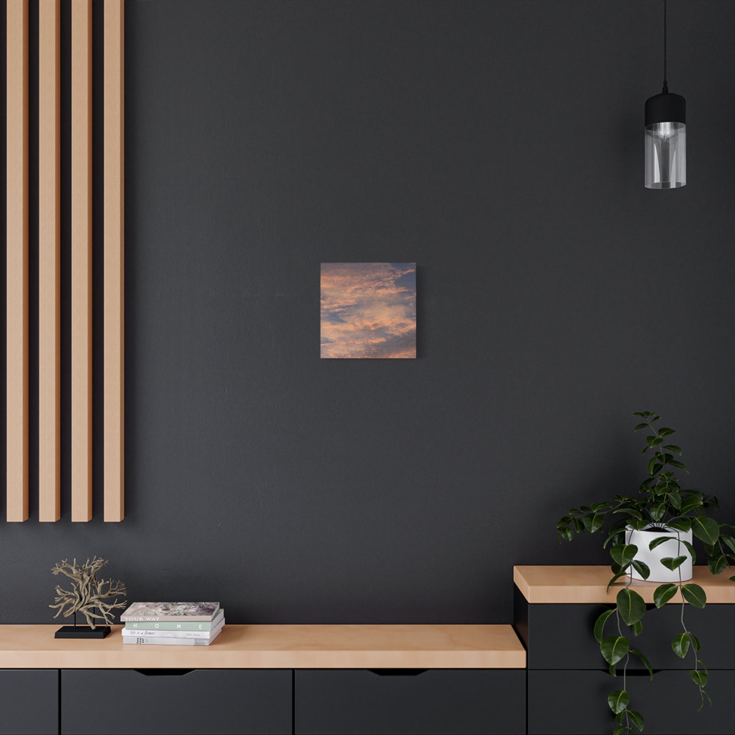 Sunset's Whispers - Unique Frameless Canvas Wall Art