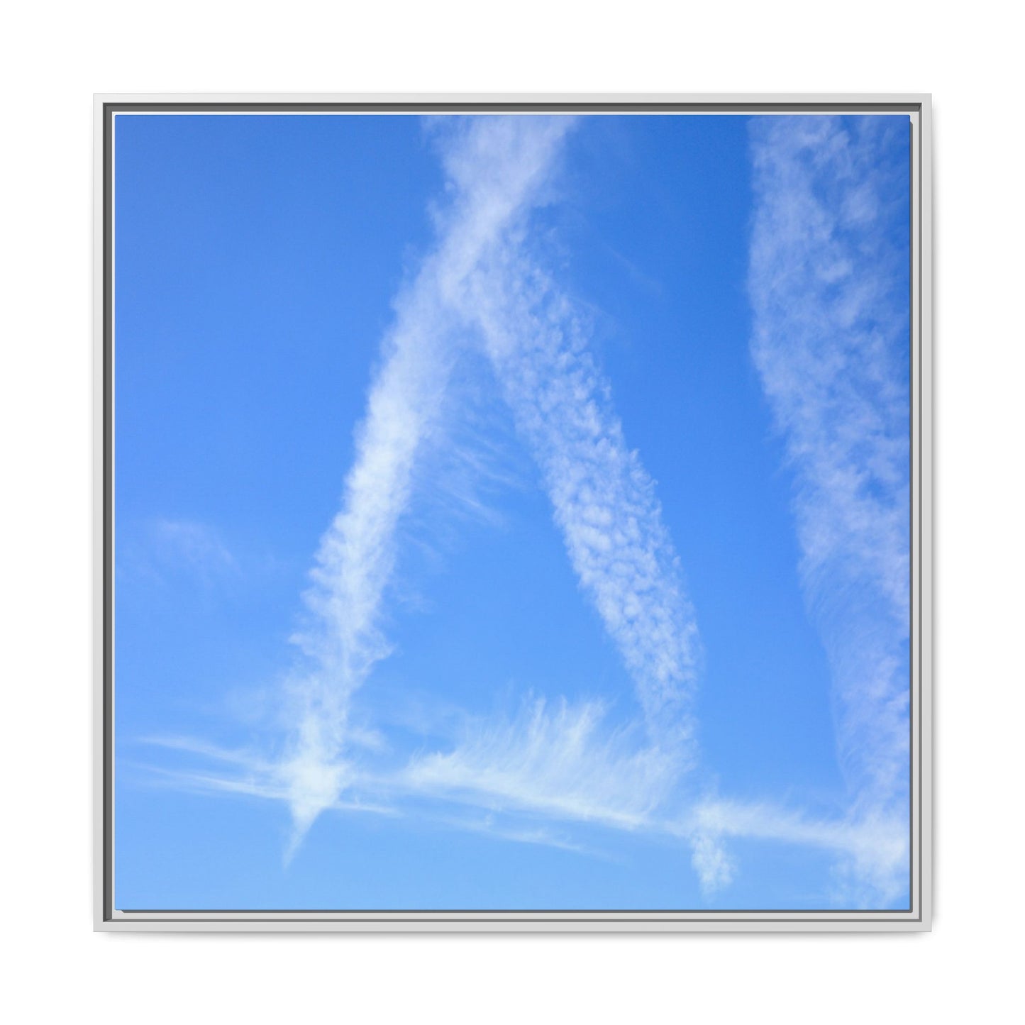 Skyward Whispers - Unique Stretched Canvas Wall Art