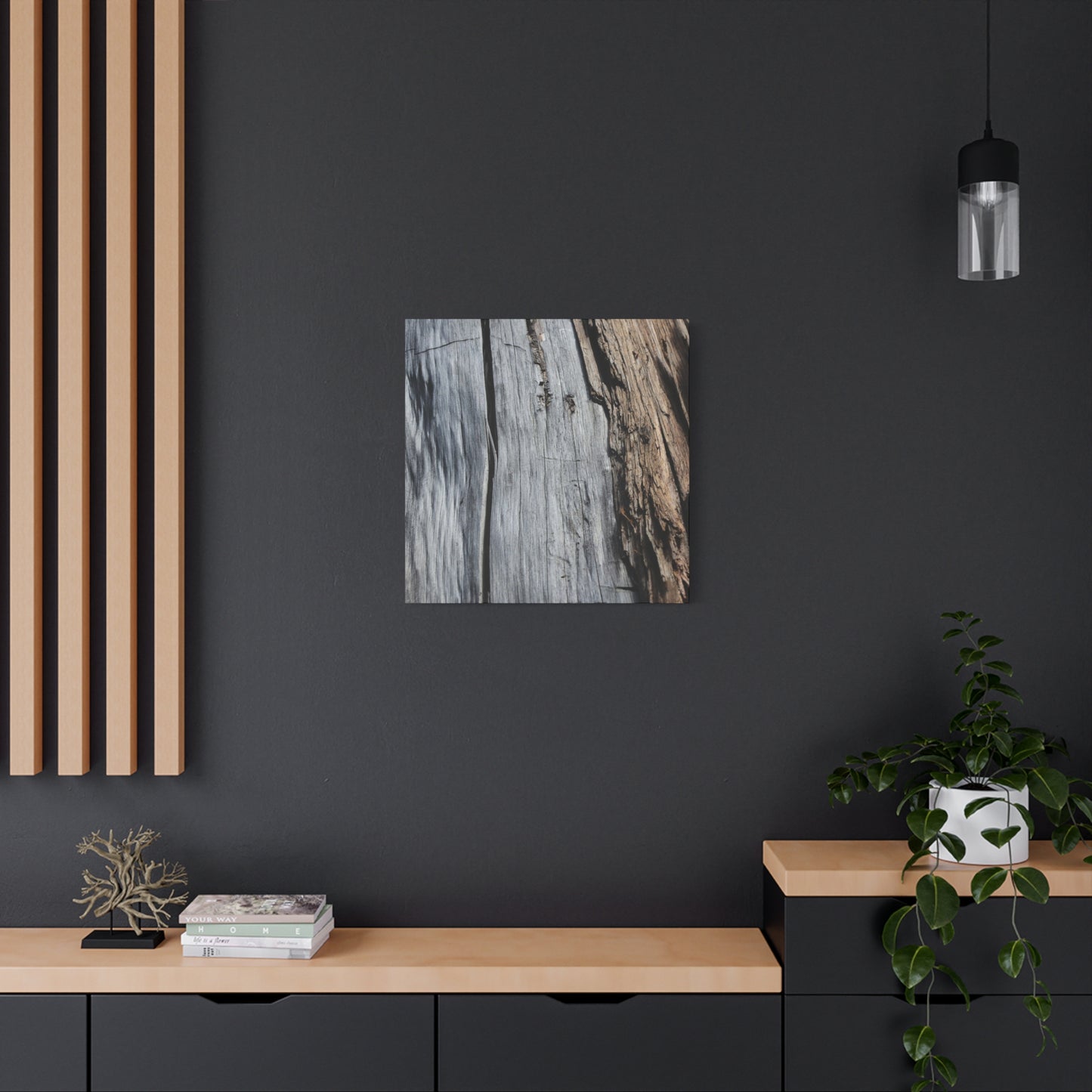 Fracture Lines - Unique Frameless Canvas Wall Art