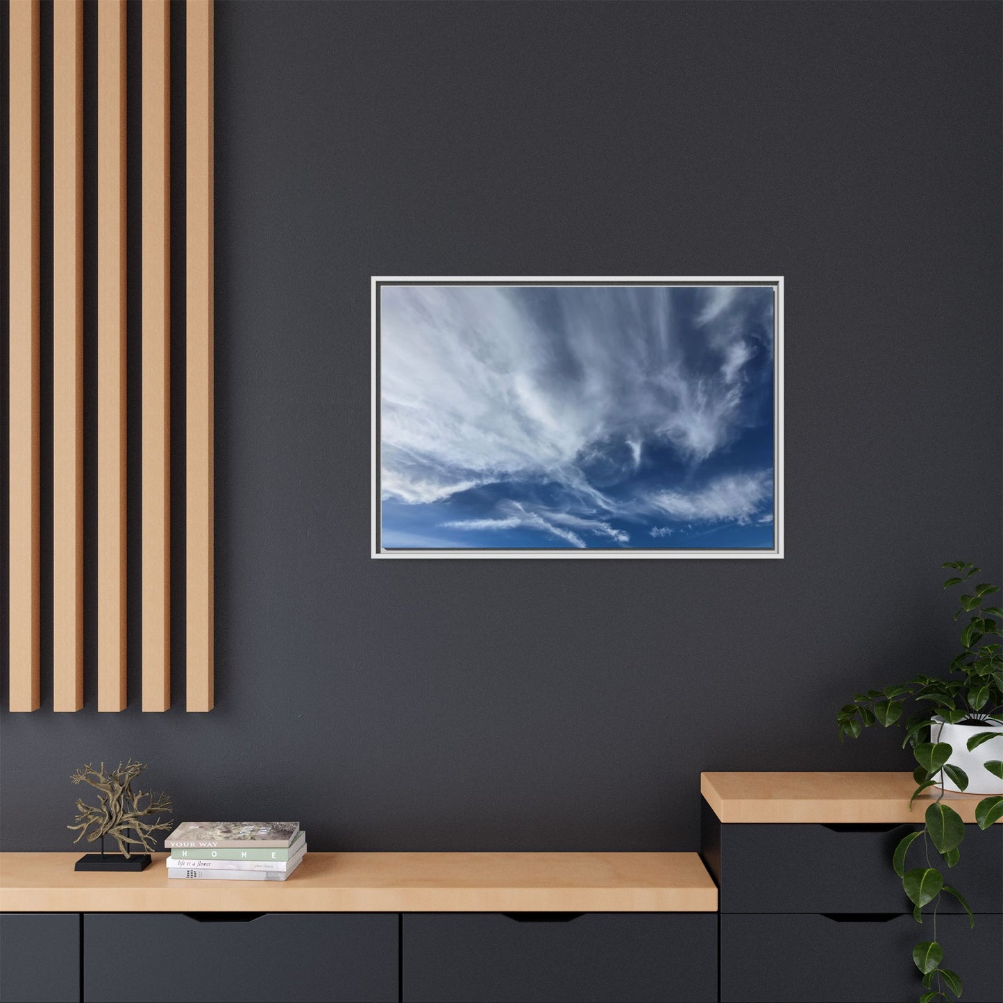 Ethereal Skies - Unique Stretched Canvas Wall Art