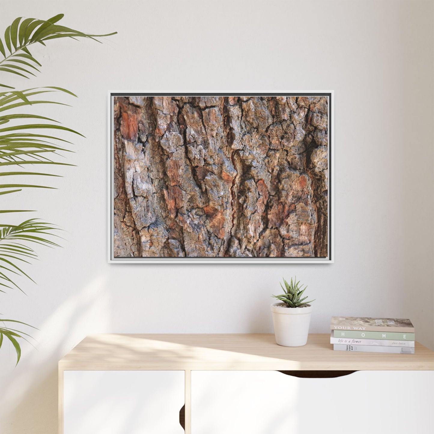 Tree's Timeworn Tale - Unique Stretched Canvas Wall Art