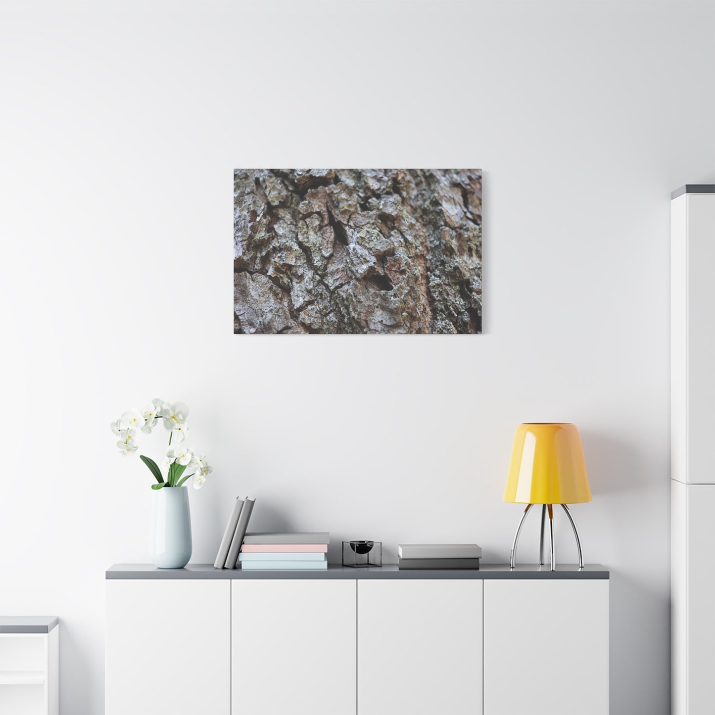 Cracked Echoes - Unique Frameless Canvas Wall Art