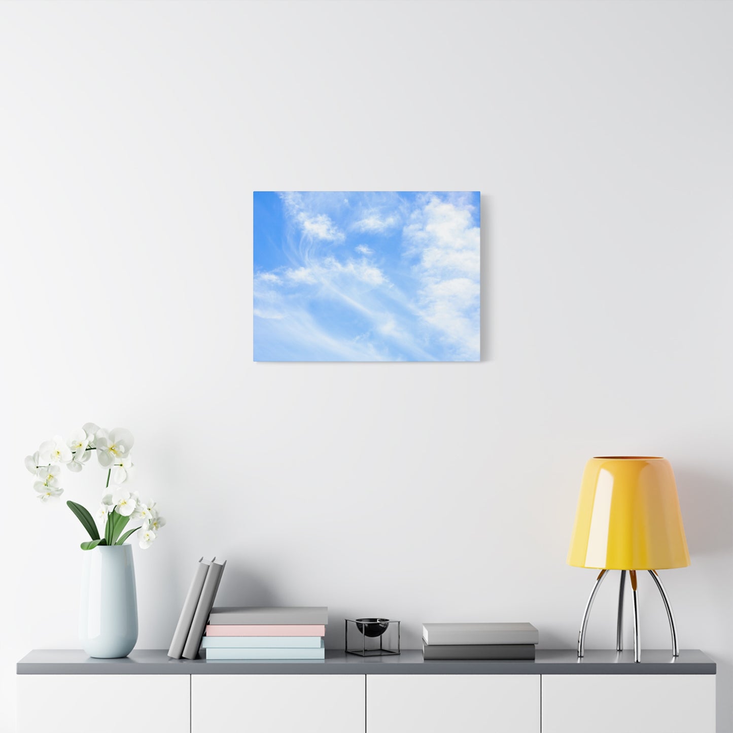 Whispers of Cerulean - Unique Frameless Canvas Wall Art