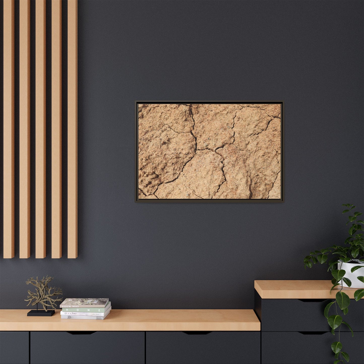 Parched Land - Unique Stretched Canvas Wall Art