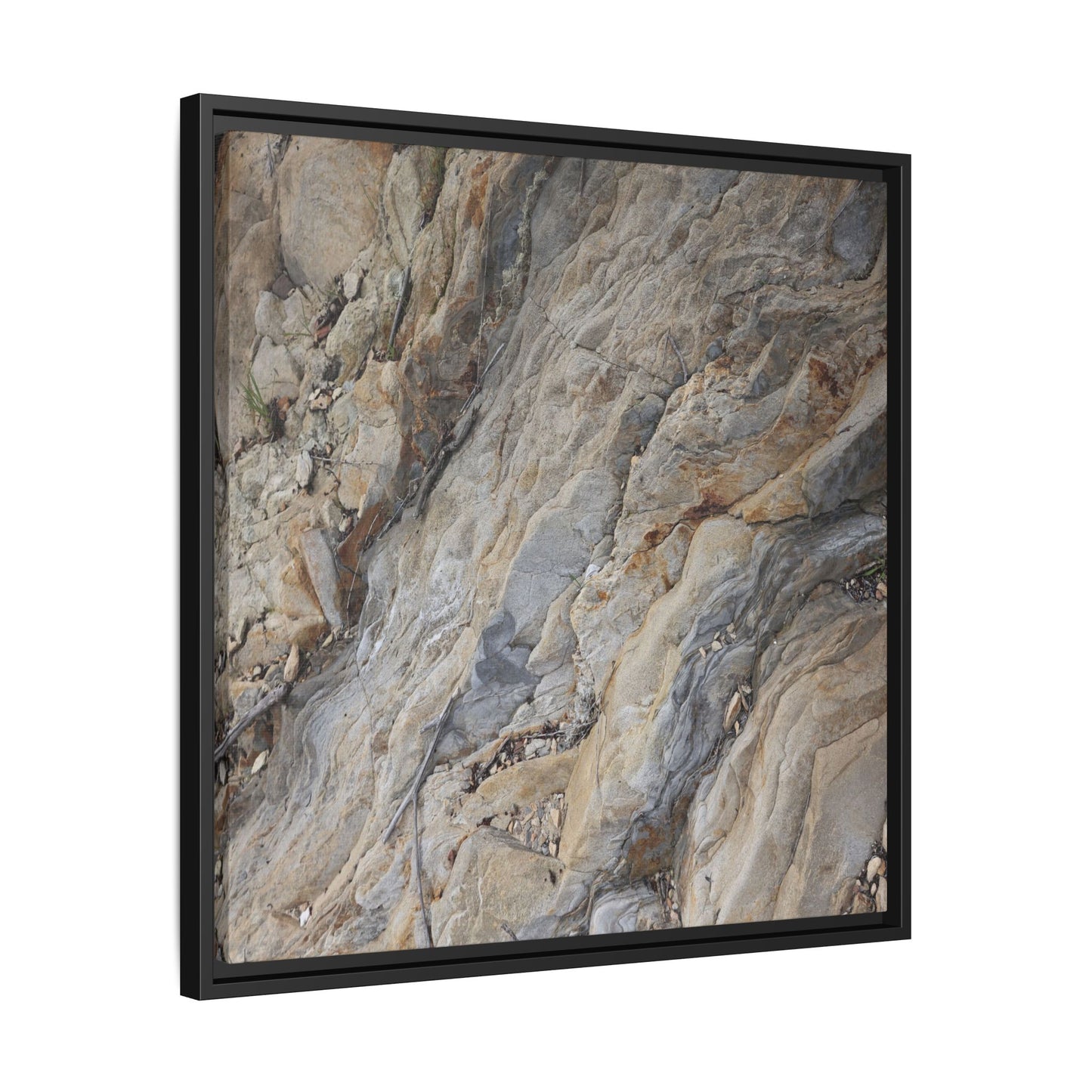 Layers of Earth's History - Unique Stretched Canvas Wall Art