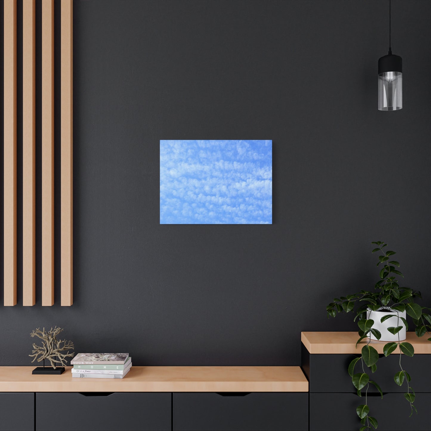 Clouded Reverie - Unique Frameless Canvas Wall Art