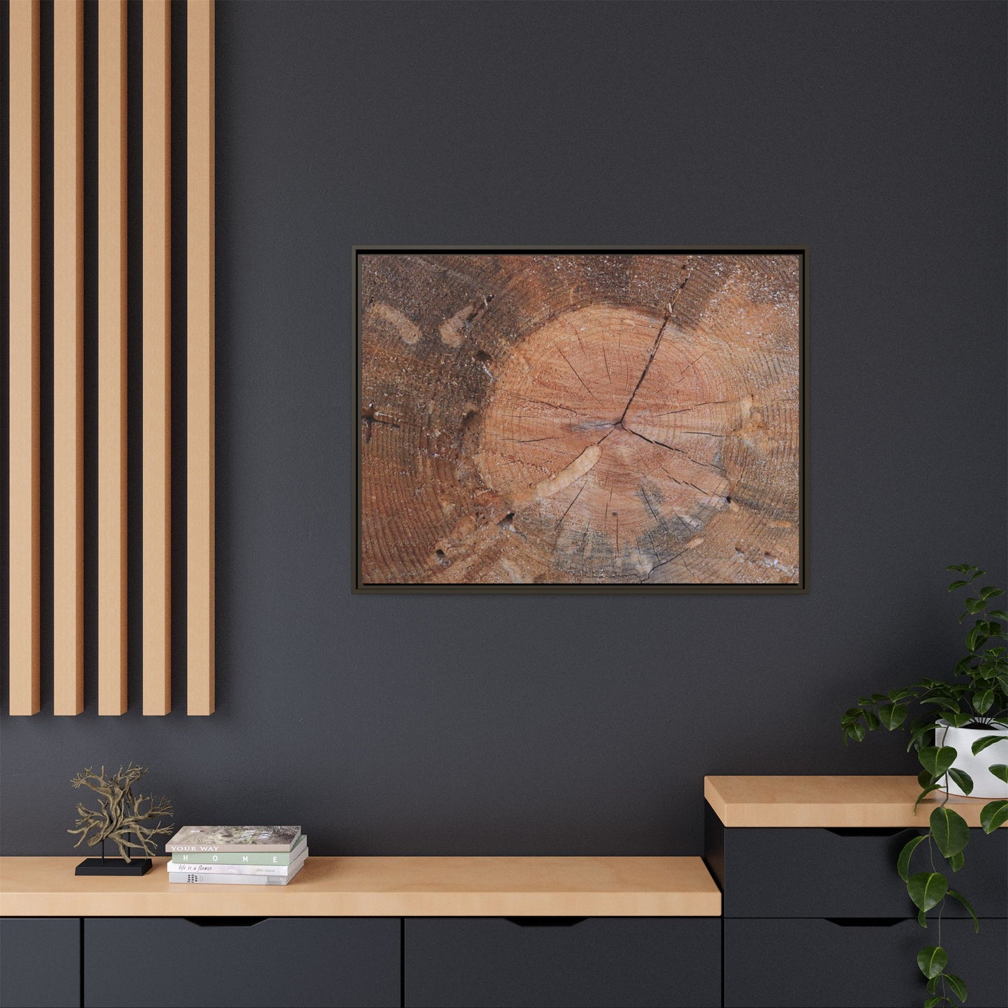 Concentric Memories - Unique Stretched Canvas Wall Art
