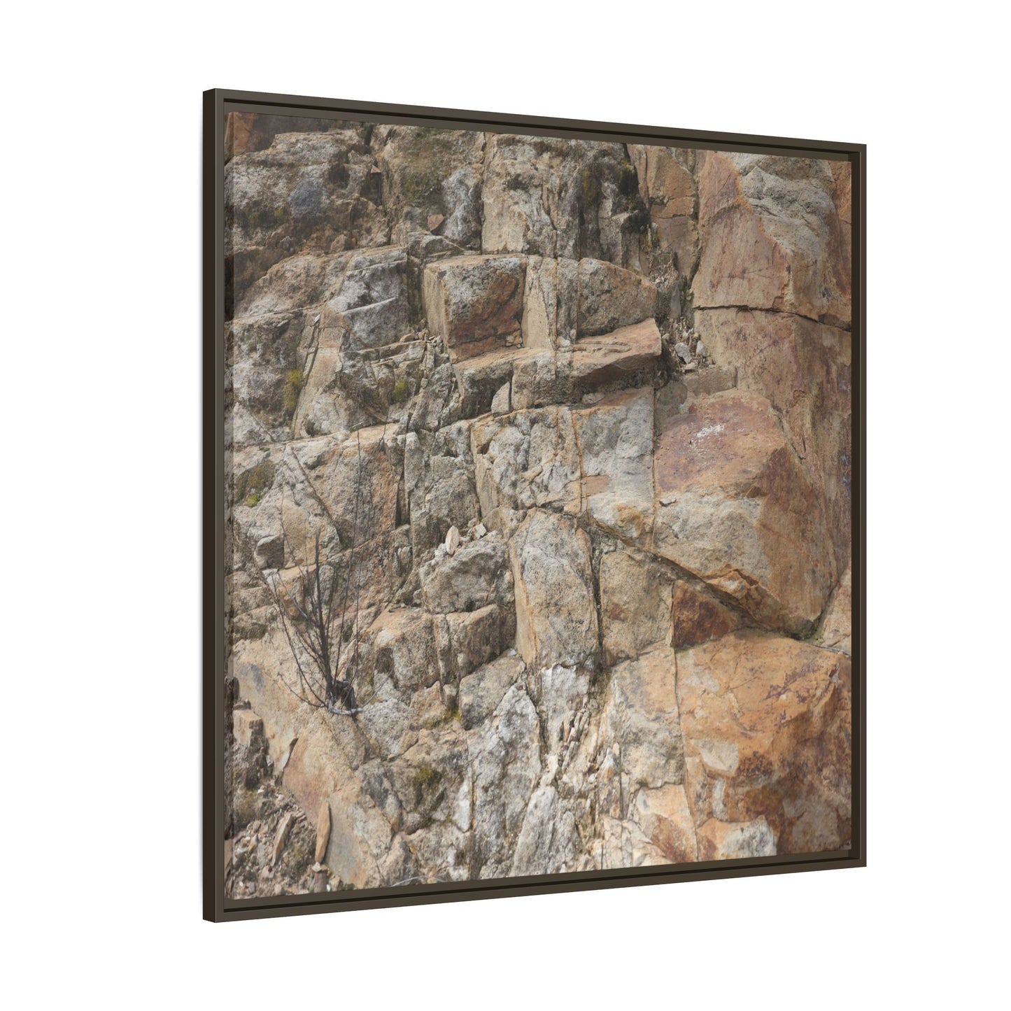 Sandstone Symphony - Unique Stretched Canvas Wall Art