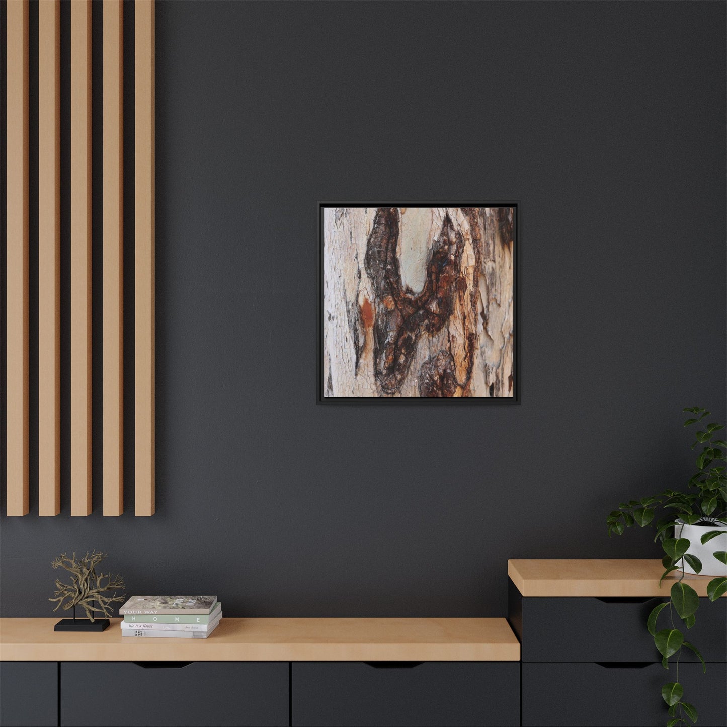 Texture of Time - Unique Stretched Canvas Wall Art