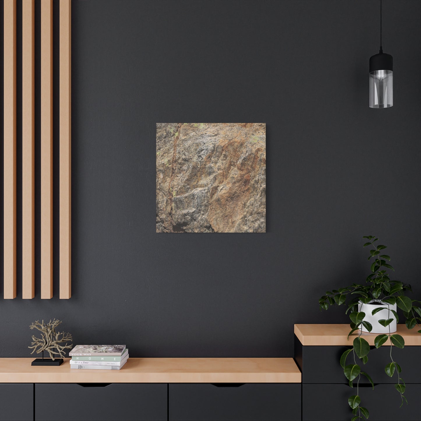 Erosion's Palette - Unique Frameless Canvas Wall Art