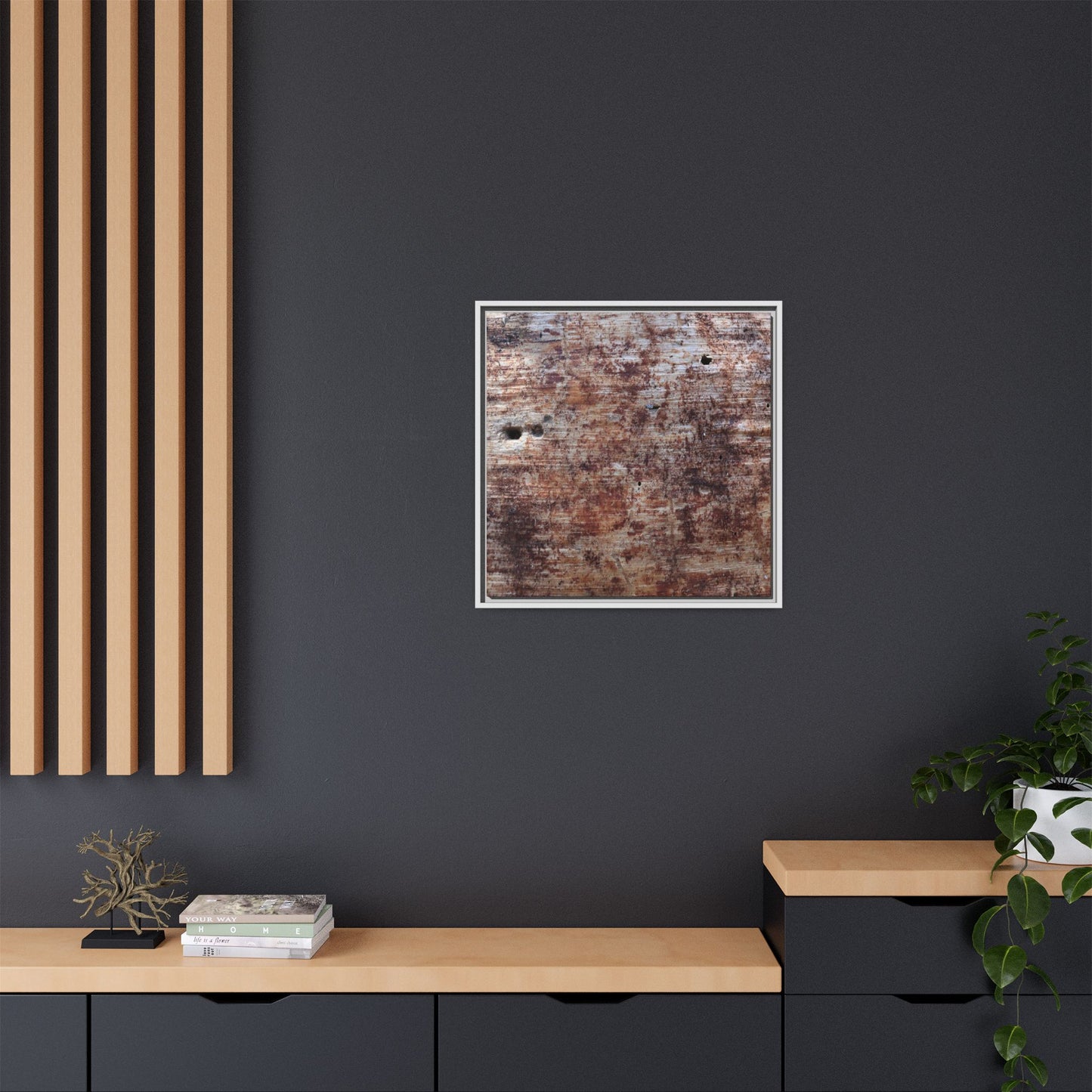 Rustic Textures - Unique Stretched Canvas Wall Art