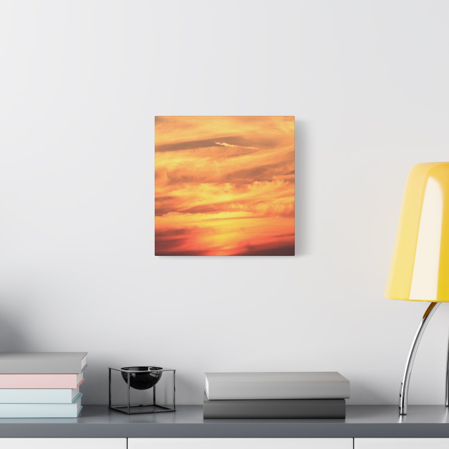 Golden Whispers - Unique Frameless Canvas Wall Art