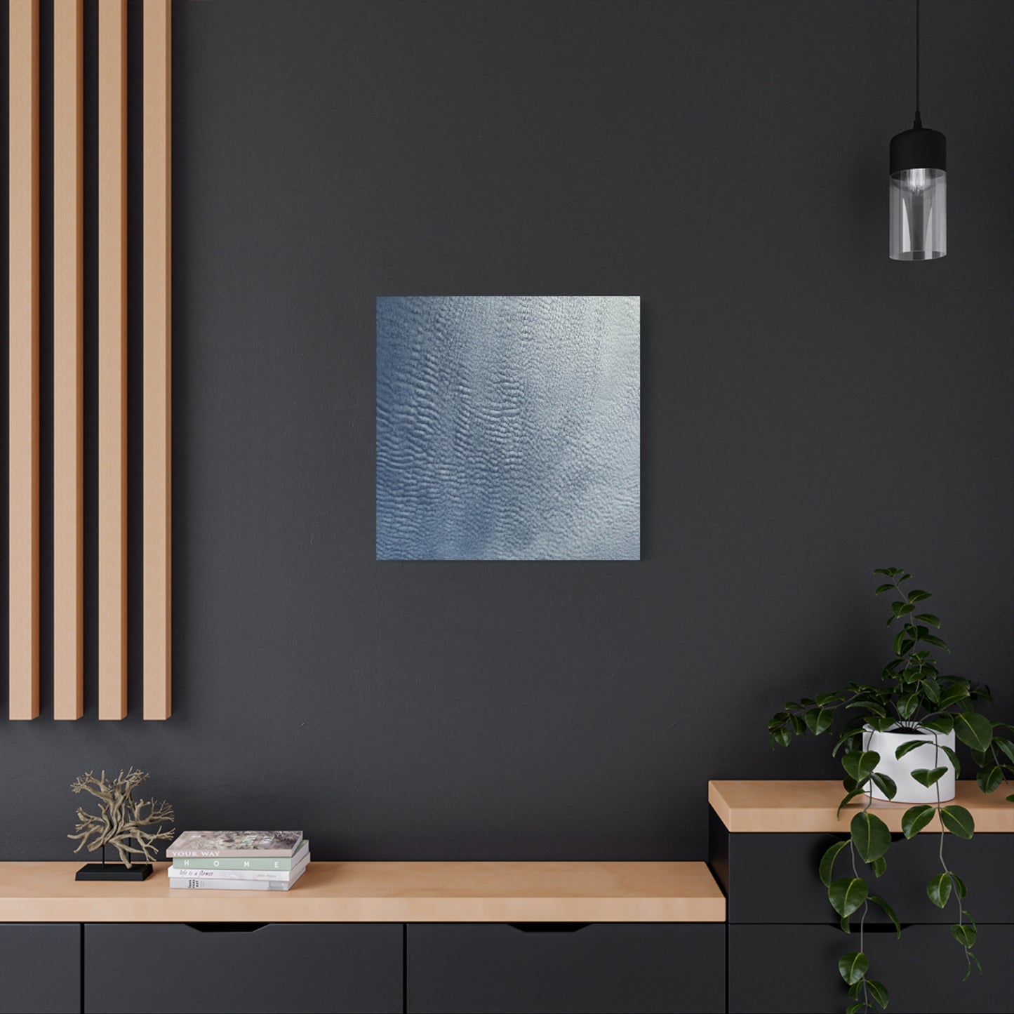 Whispers of Frost - Unique Frameless Canvas Wall Art