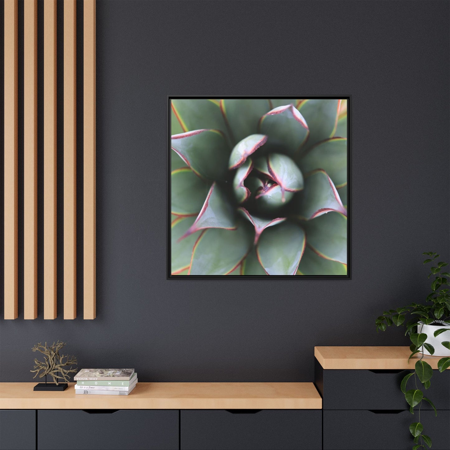 Spiky Elegance - Unique Stretched Canvas Wall Art