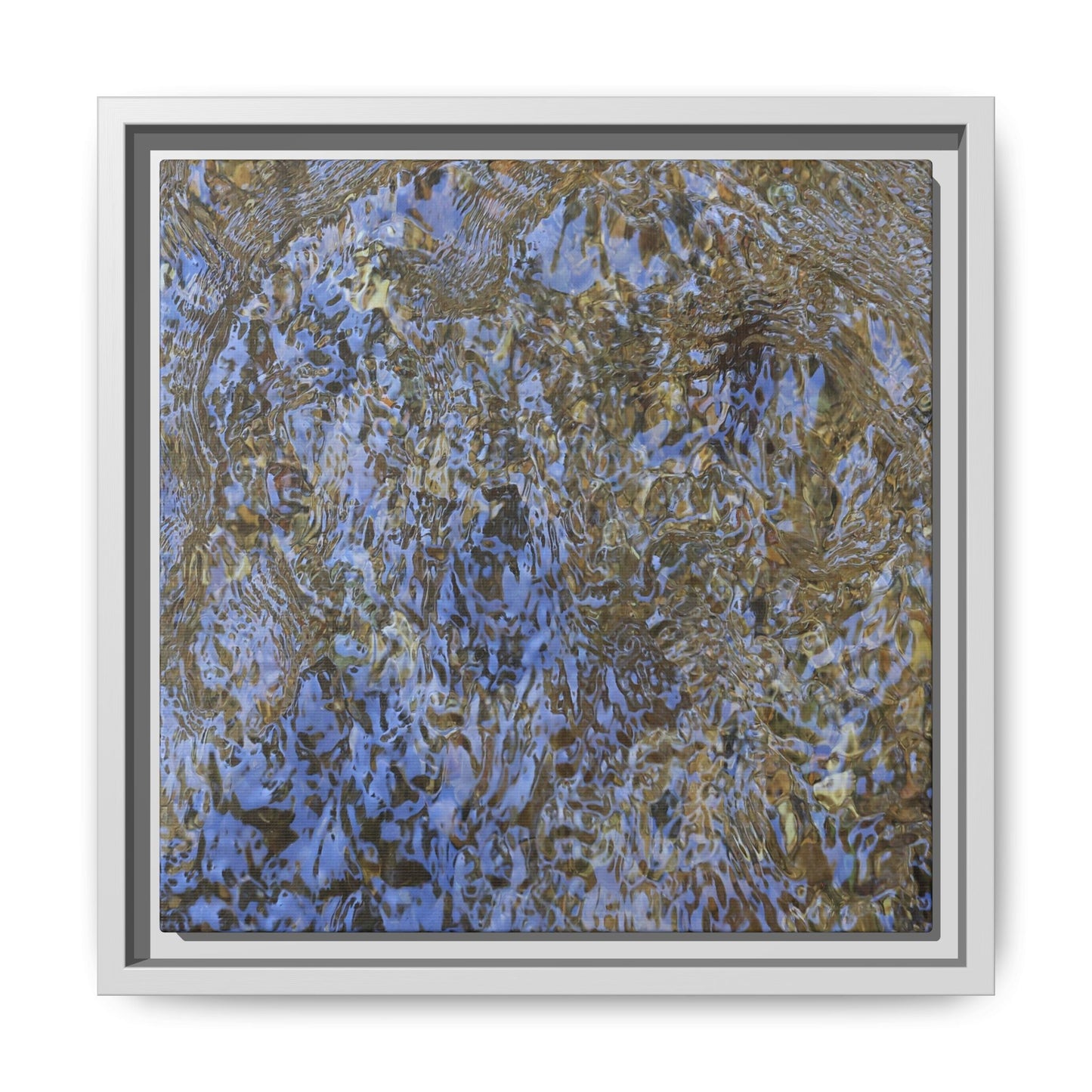 Aquatic Reflections - Unique Stretched Canvas Wall Art