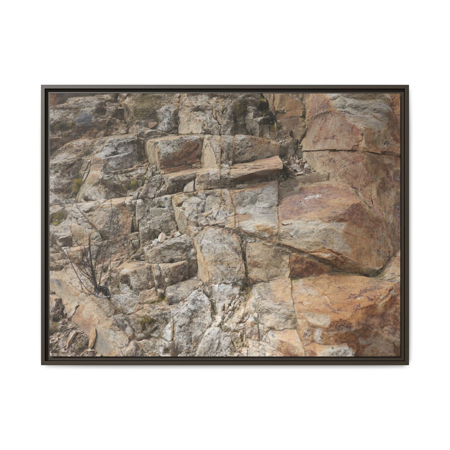 Sandstone Symphony - Unique Stretched Canvas Wall Art