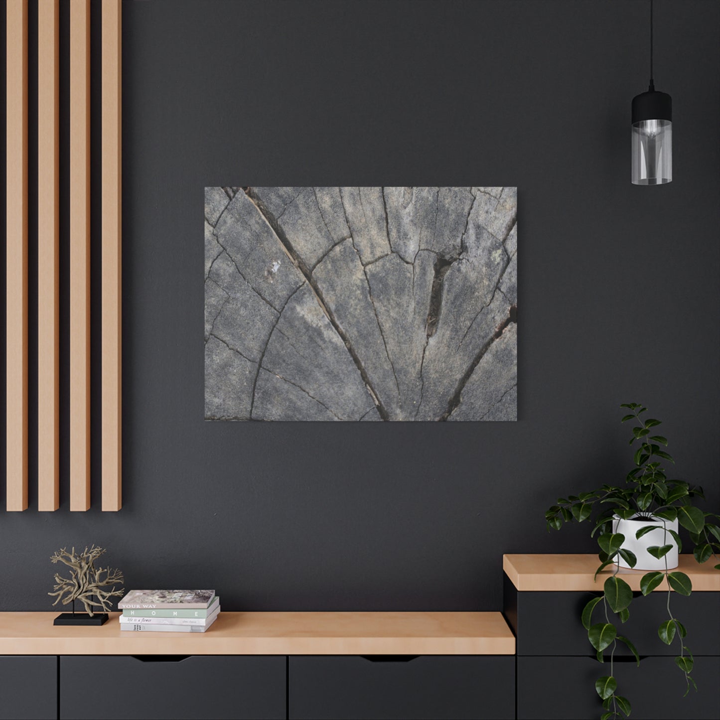 Geological Mosaic - Unique Frameless Canvas Wall Art