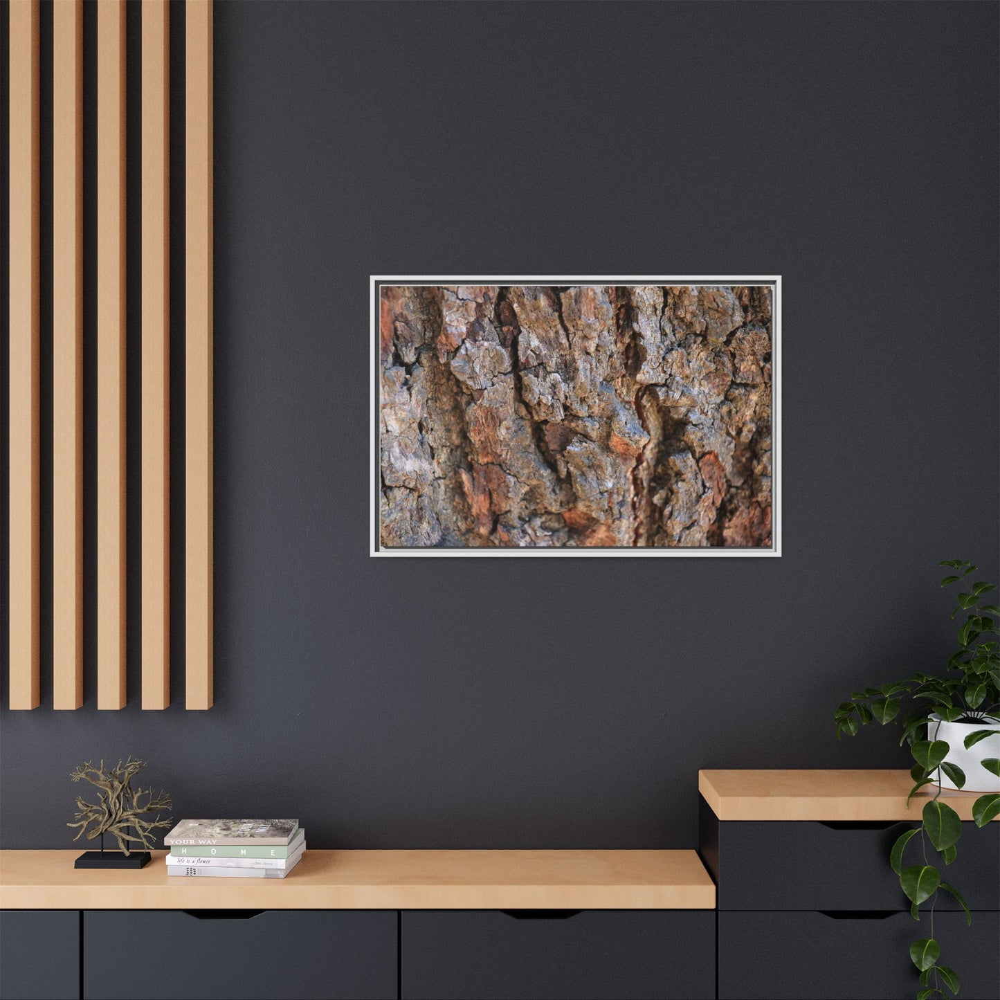 Craggy Textures - Unique Stretched Canvas Wall Art