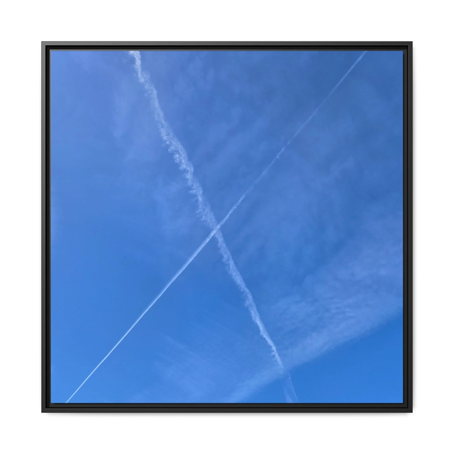 Sky Crossroads - Unique Stretched Canvas Wall Art