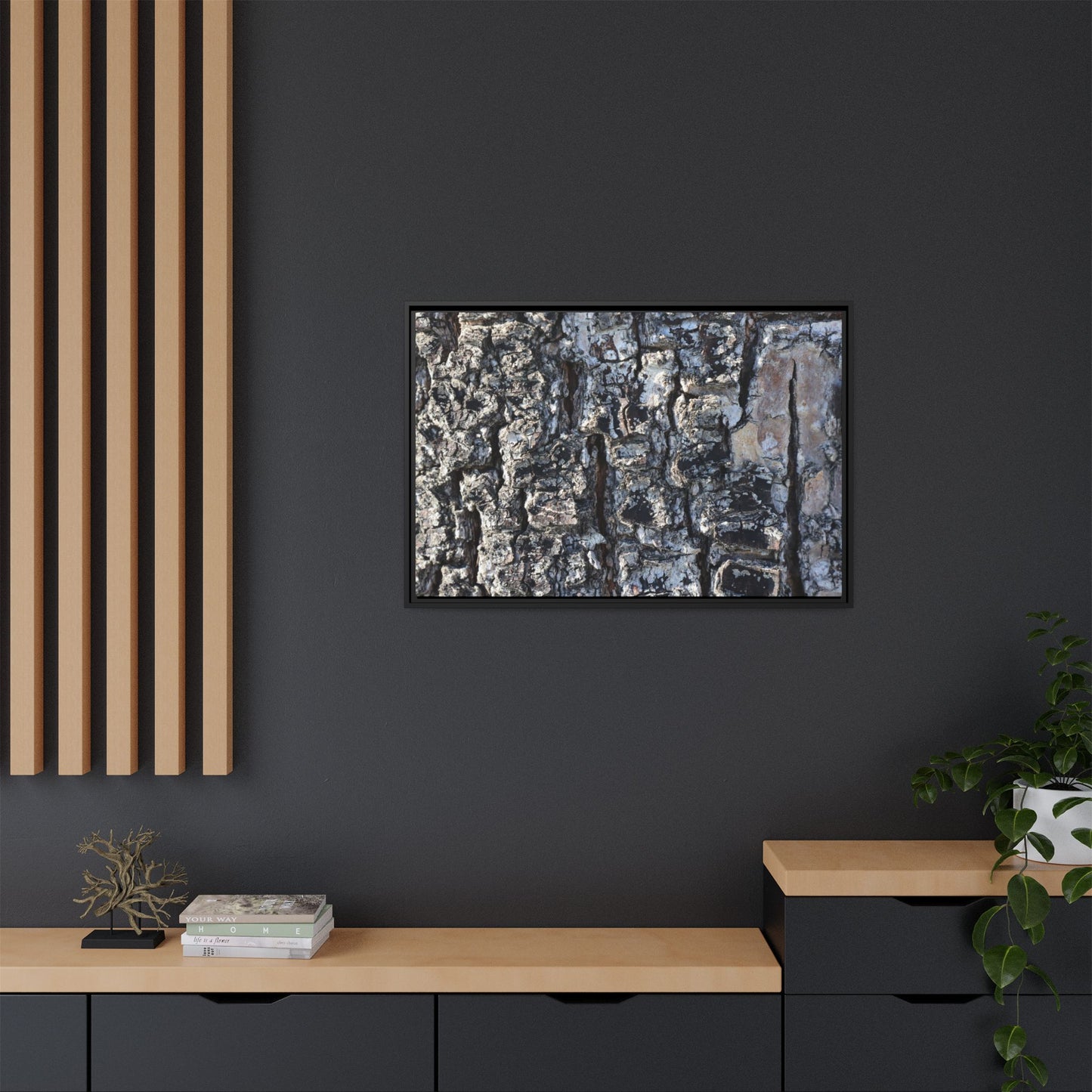 The Bark Chronicles - Unique Stretched Canvas Wall Art