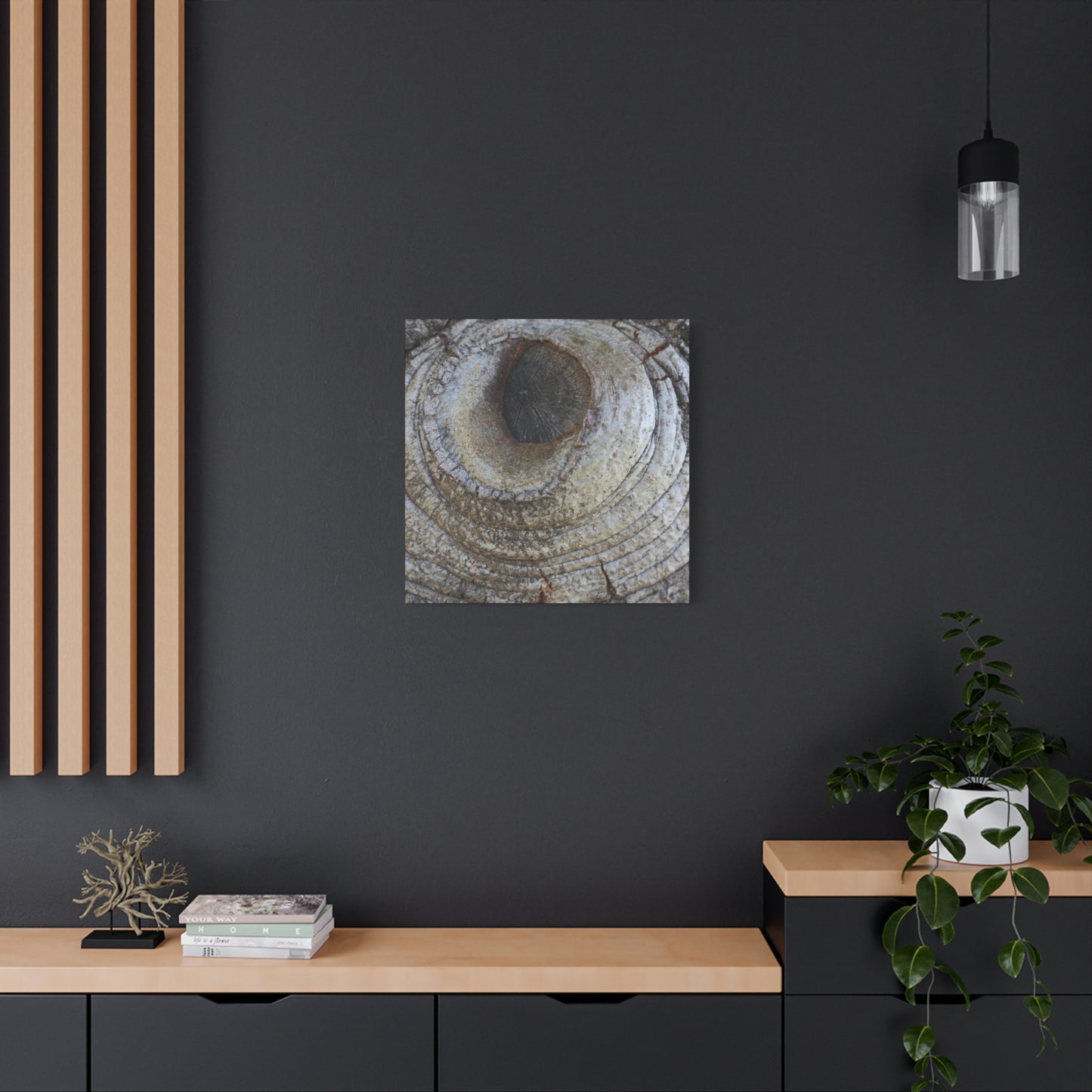 Bark's Eye - Unique Frameless Canvas Wall Art