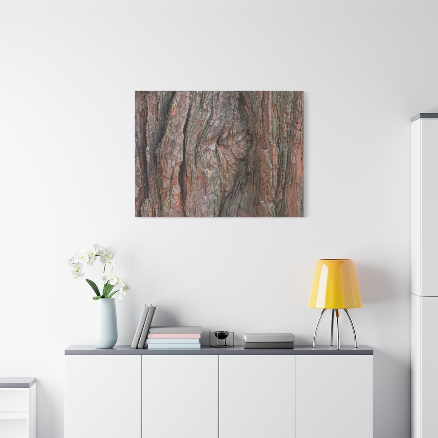 Rustic Embrace - Unique Frameless Canvas Wall Art