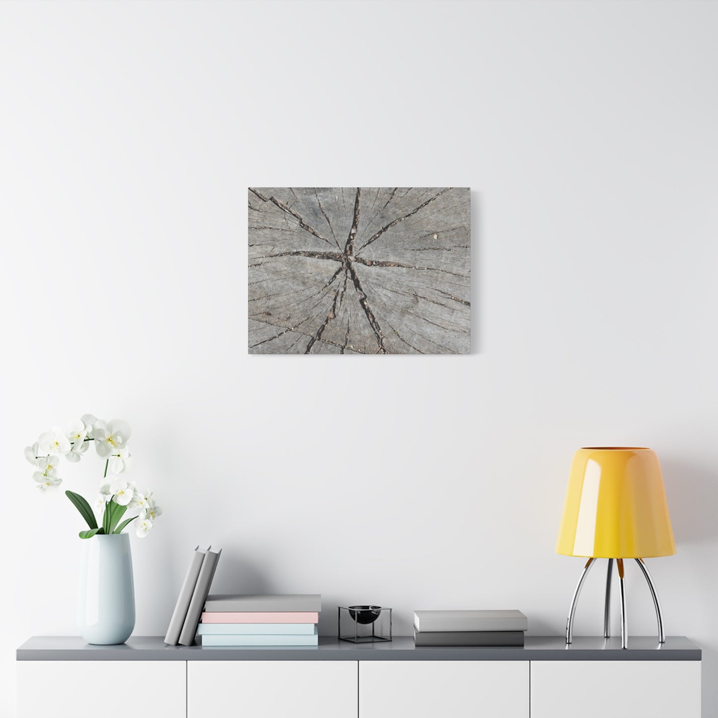 Cracked Chronicle - Unique Frameless Canvas Wall Art