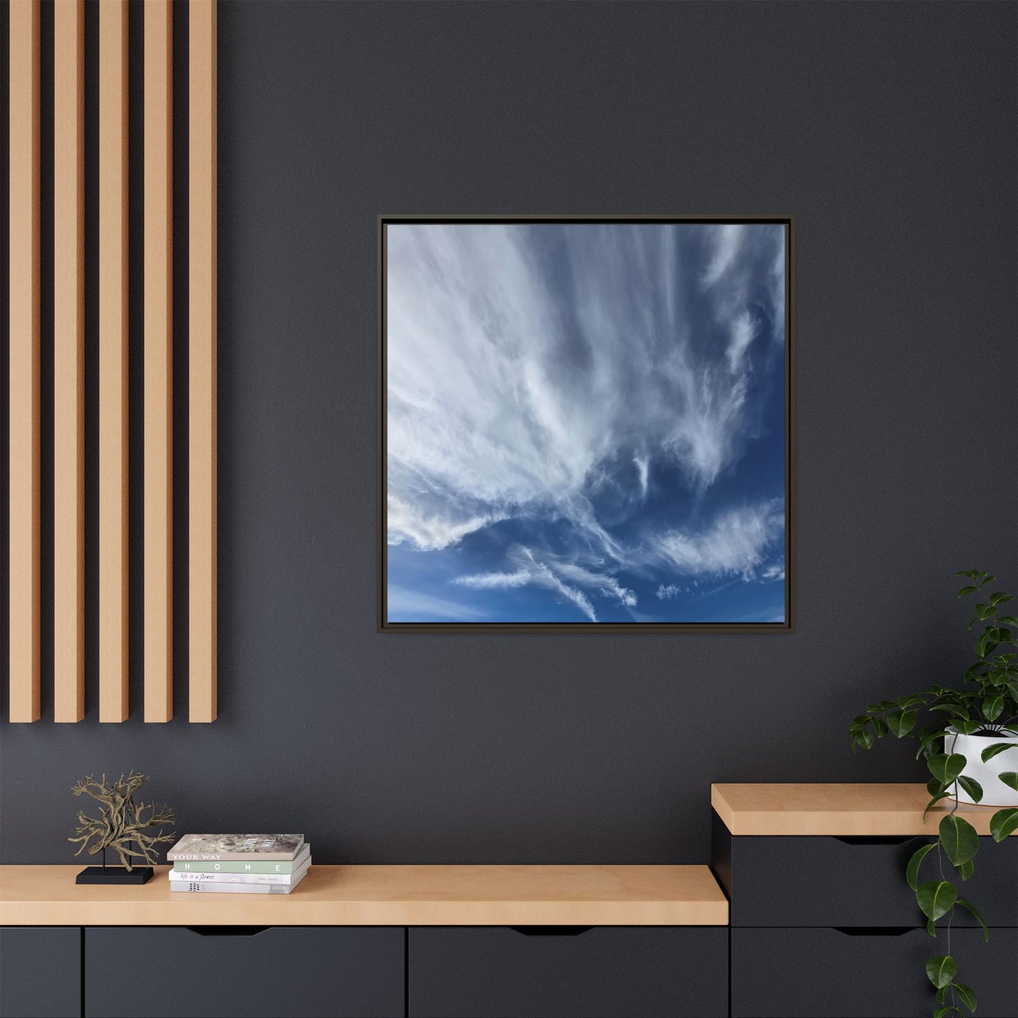 Ethereal Skies - Unique Stretched Canvas Wall Art