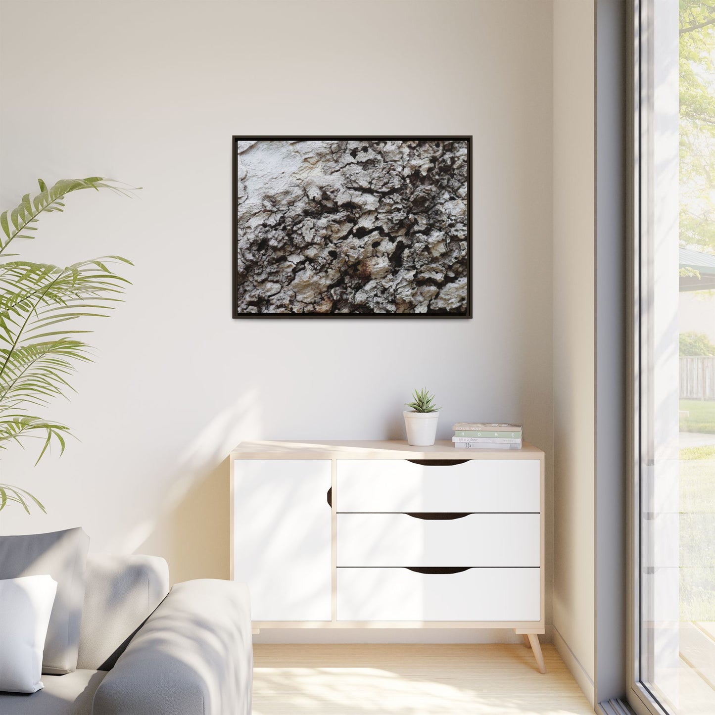 Cracked Terrain - Unique Stretched Canvas Wall Art