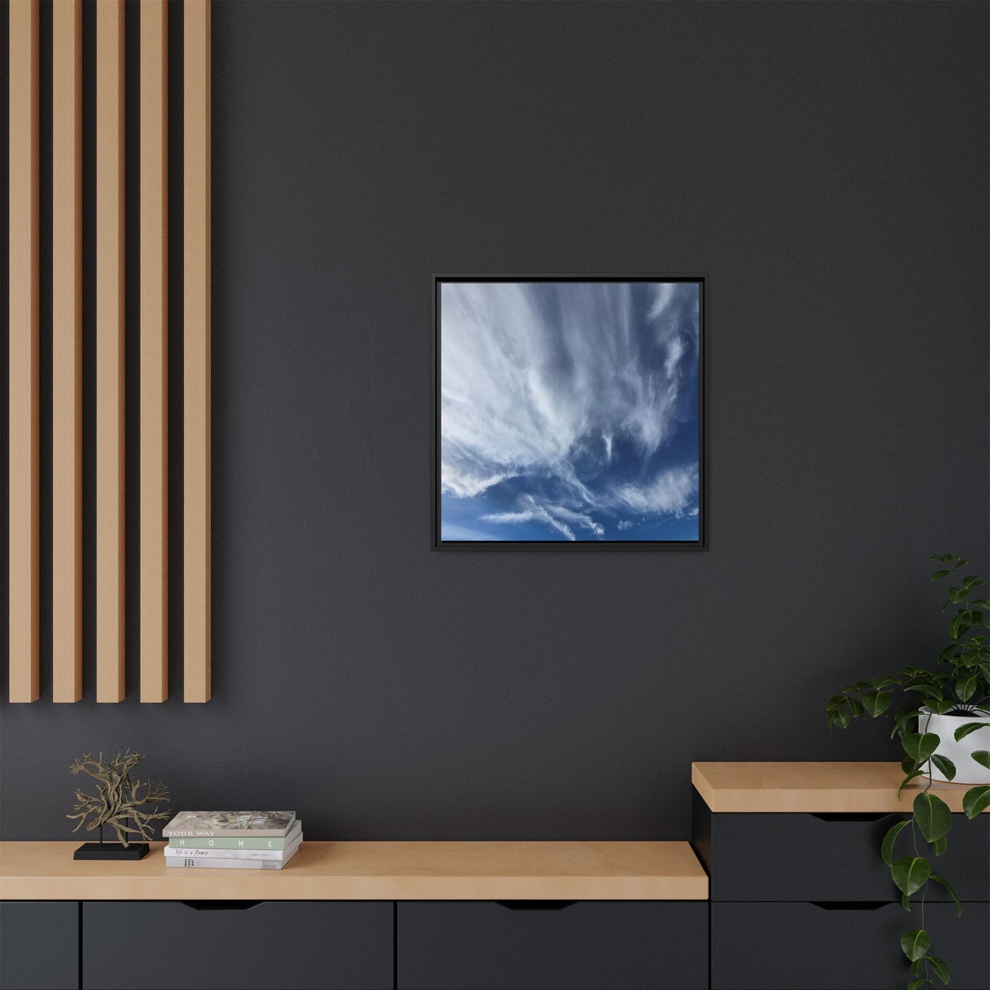 Ethereal Skies - Unique Stretched Canvas Wall Art