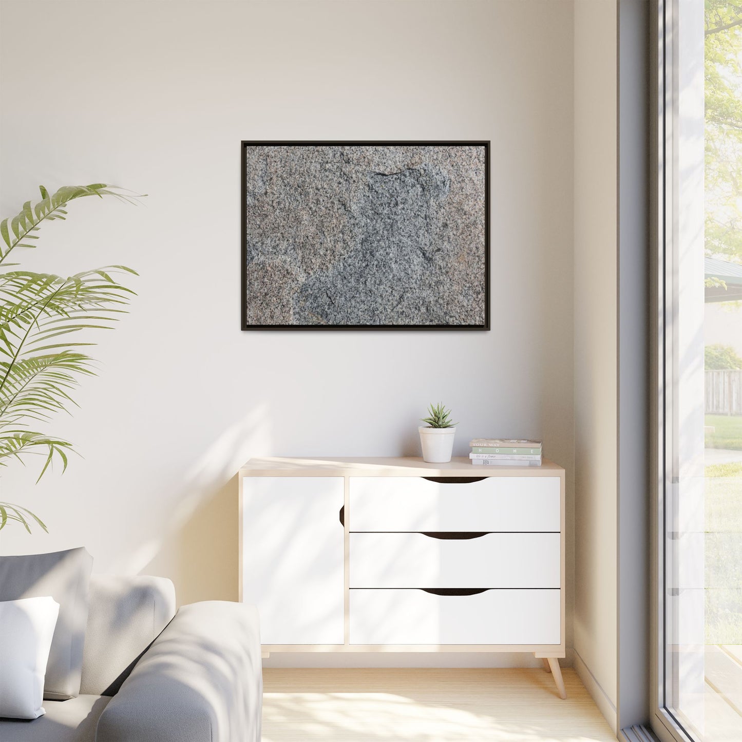 Stone Symphony - Unique Stretched Canvas Wall Art