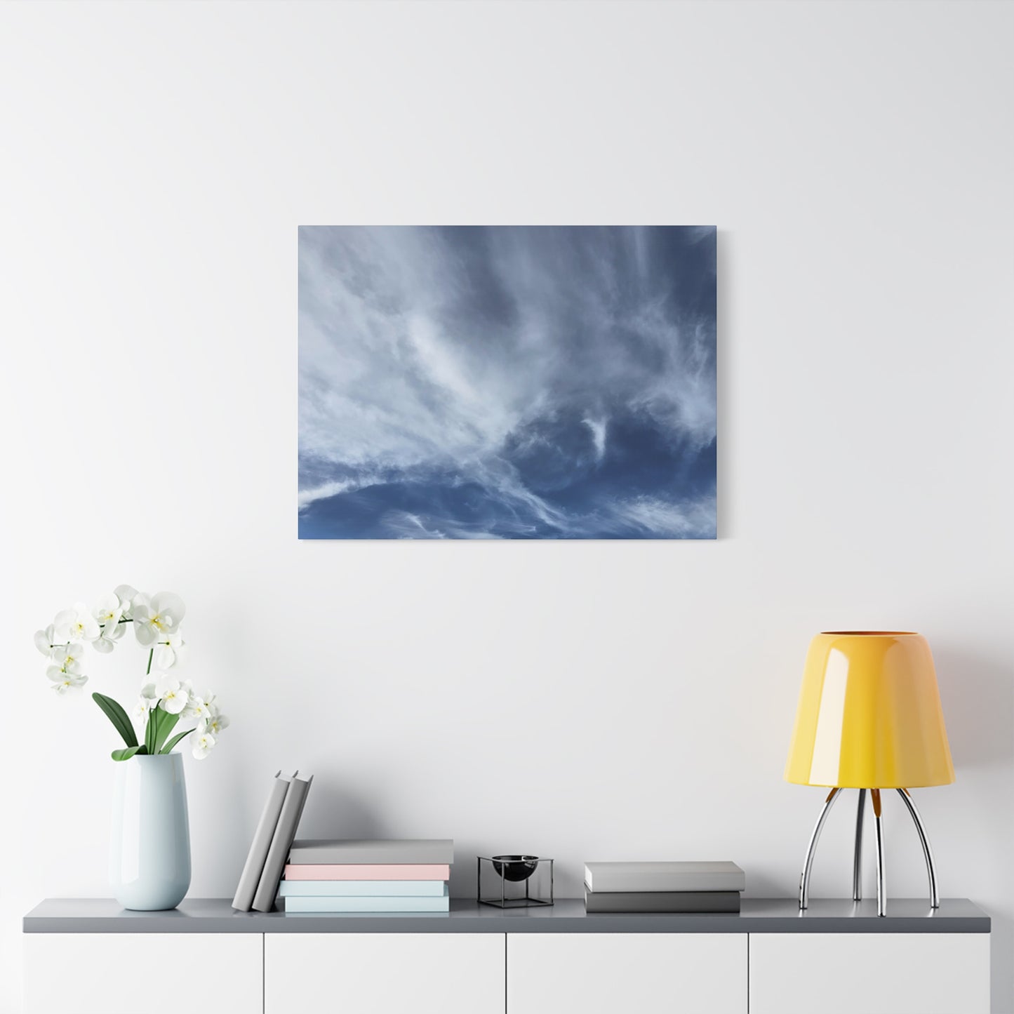 Whispers of the Celestial Realm - Unique Frameless Canvas Wall Art