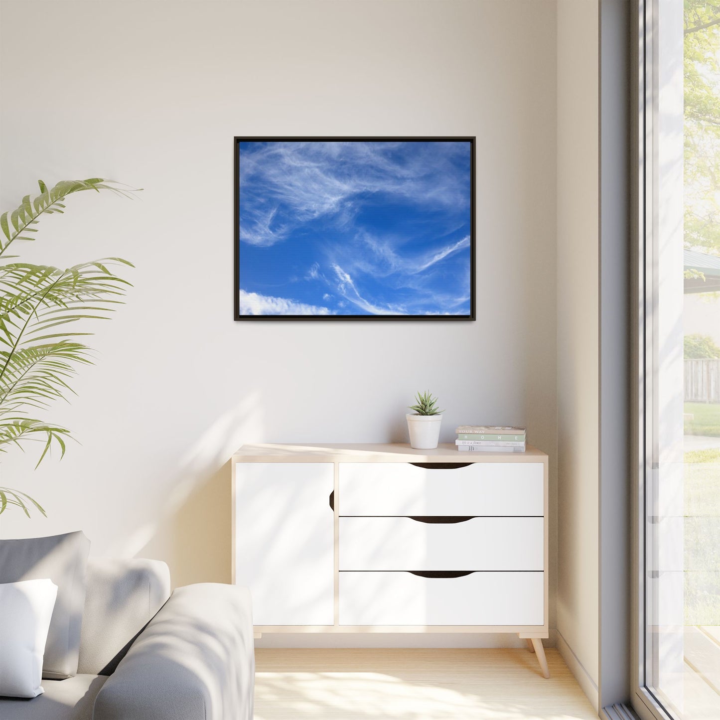 Cloudscape Reverie - Unique Stretched Canvas Wall Art